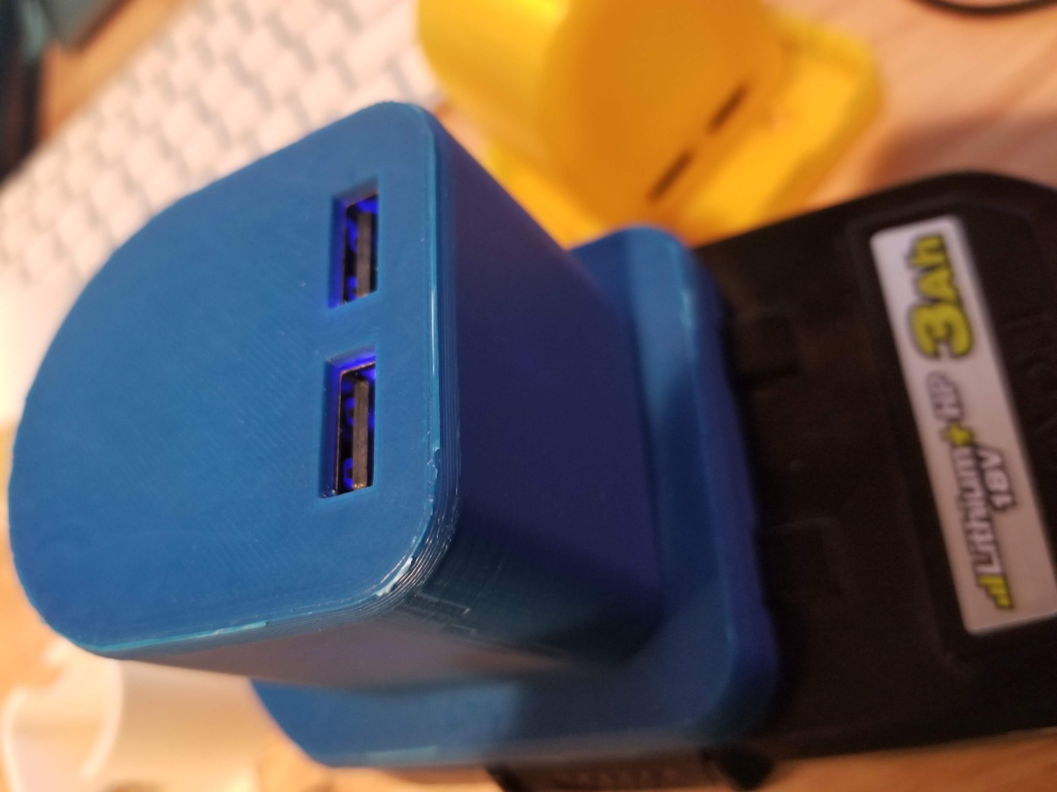 Ryobi 18V dual QC3.0 USB Charger
