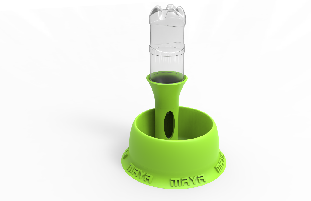 Updated - Pet / Cat water drinking pond, easy to use, never fall over. Now with free noname .3dm file so you can edit however you want. Enjoy...