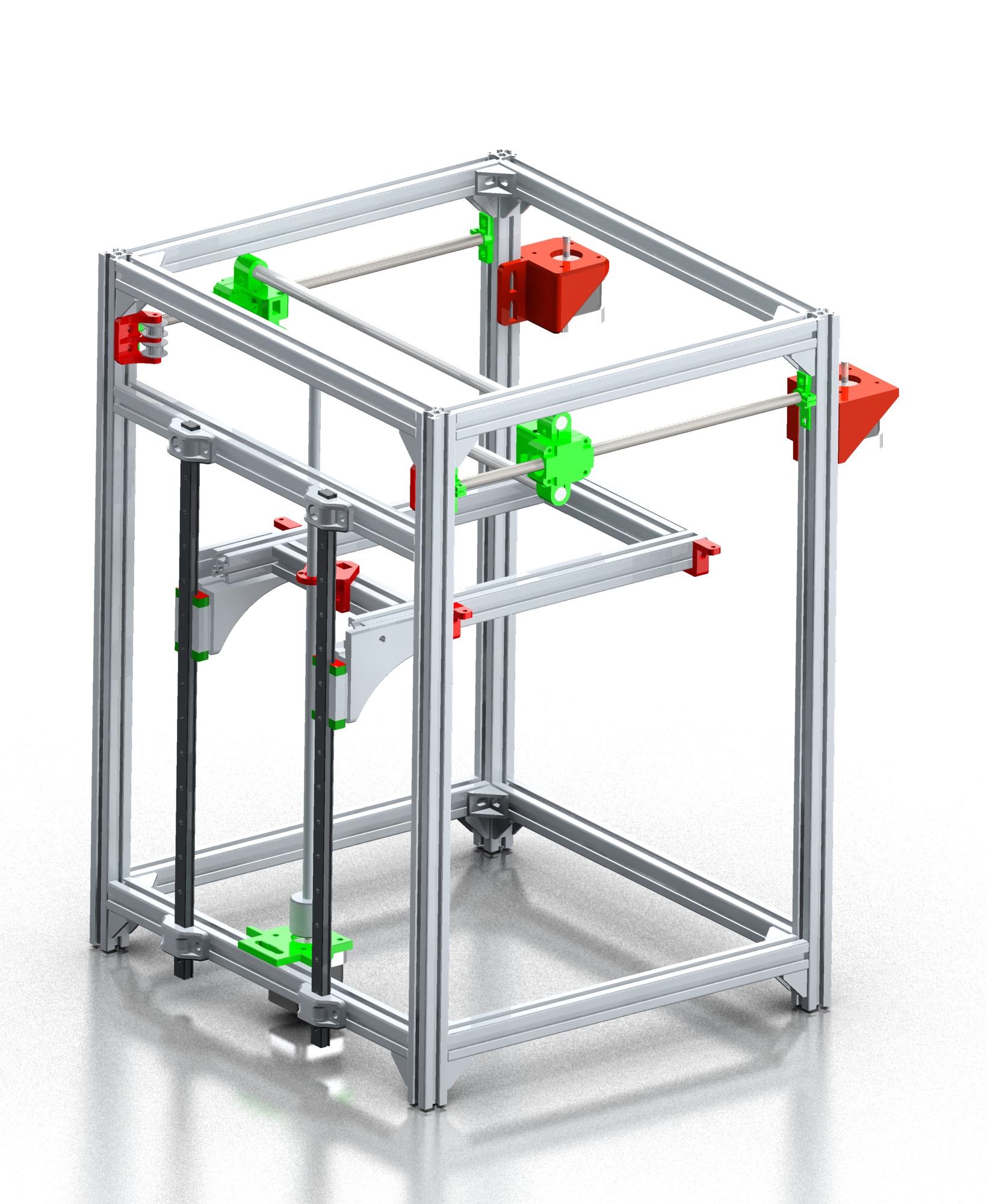 MOUNTING SET FOR HIWIN MGN 12 LINEAR RAILS | HYPERCUBE