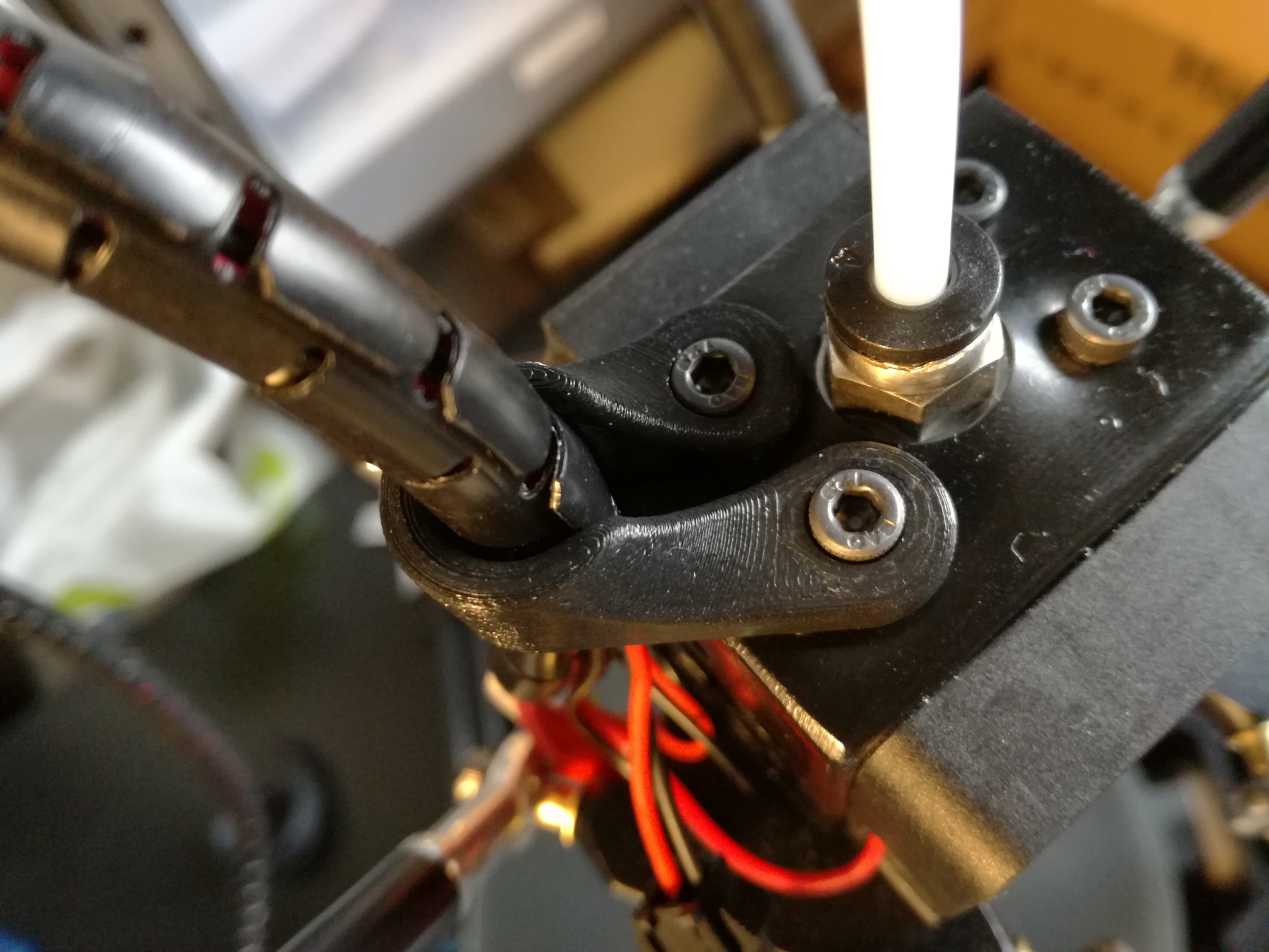 Hotend effector cable clamp for Anycubic kossel delta printer