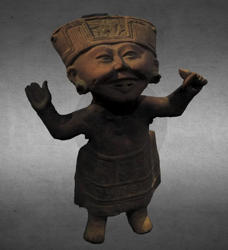 Standing man smiling