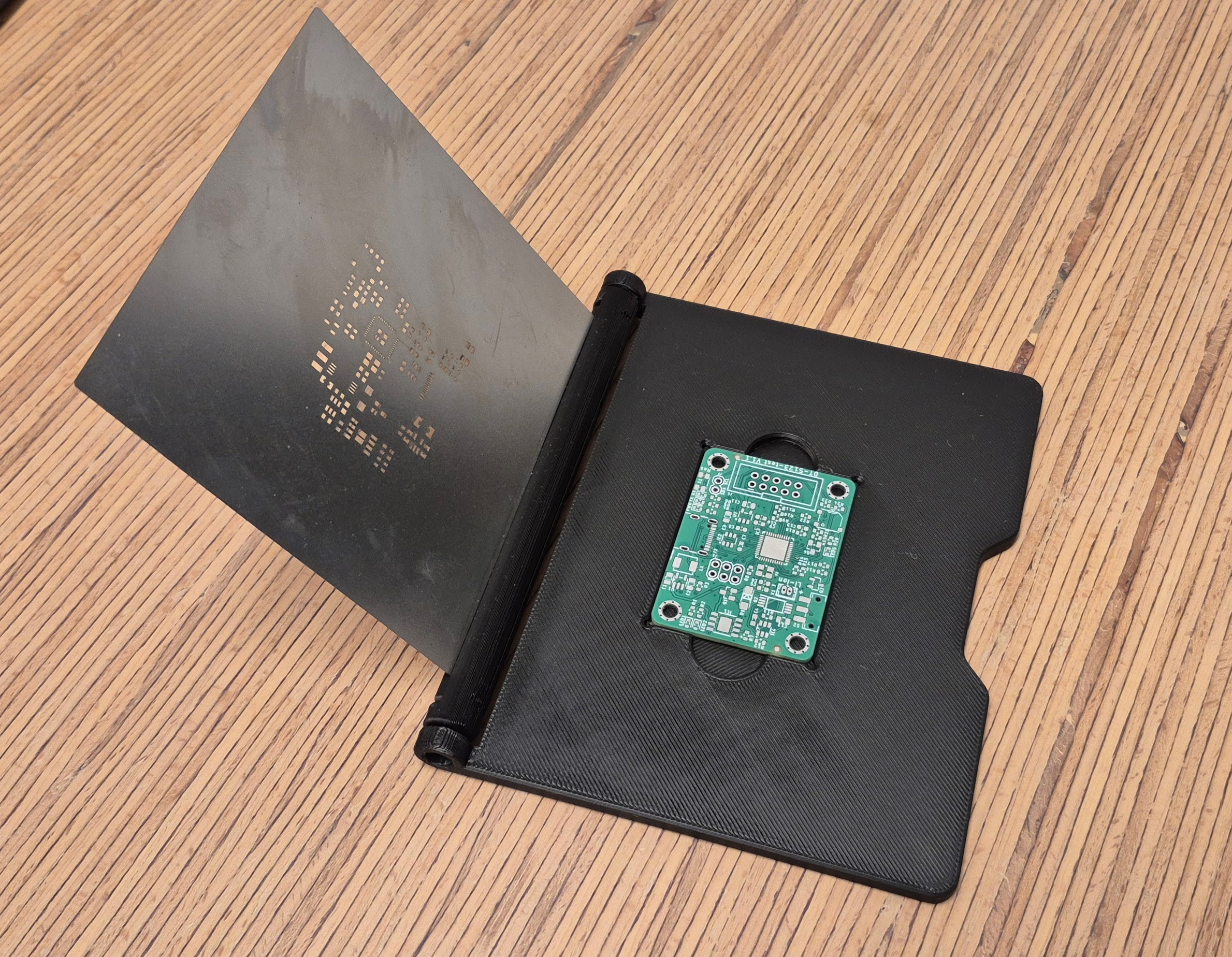 Mini stencil printer for PCB prototyping