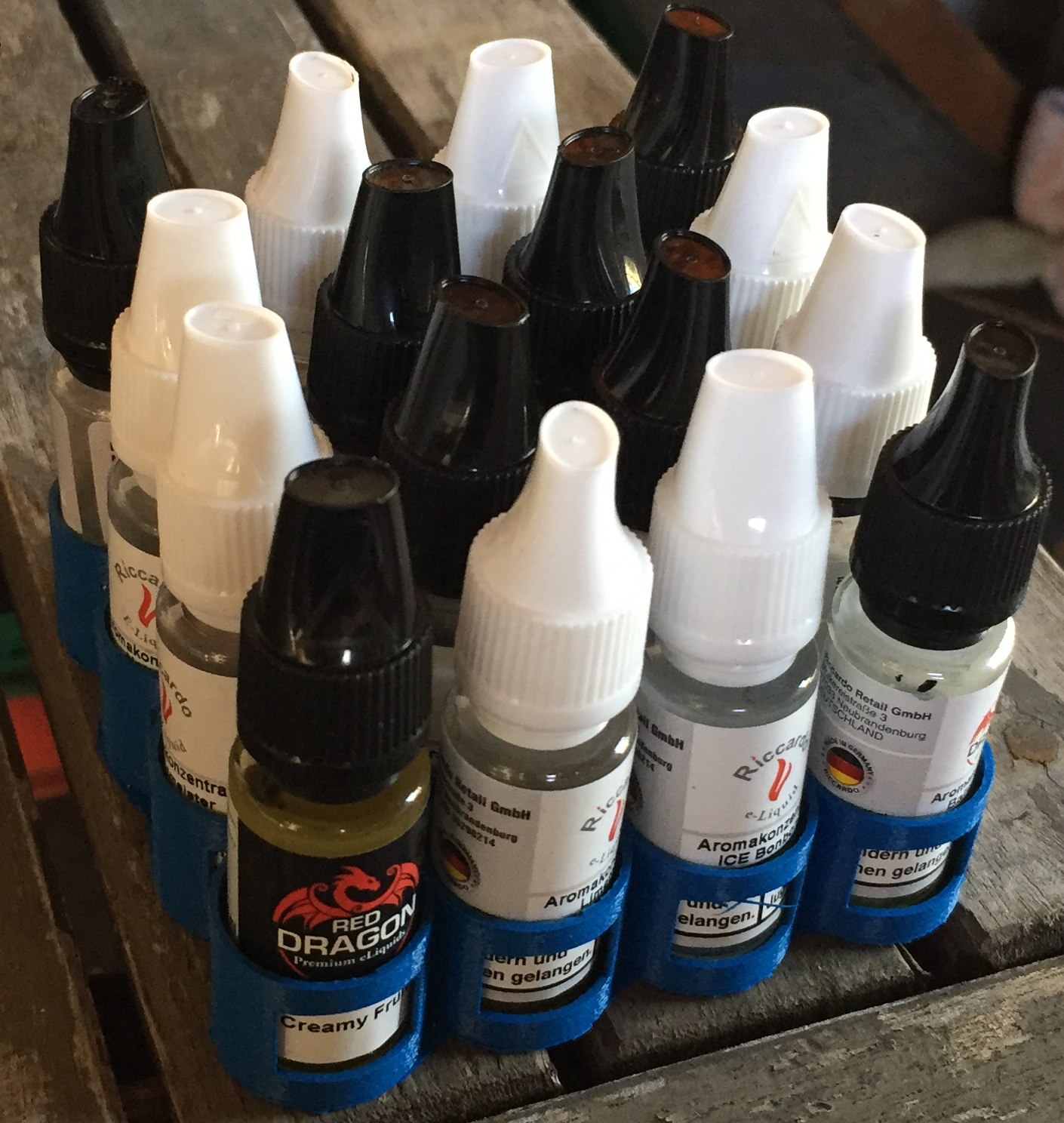 Vape E-Liquid bottle stand for 10ml bottles