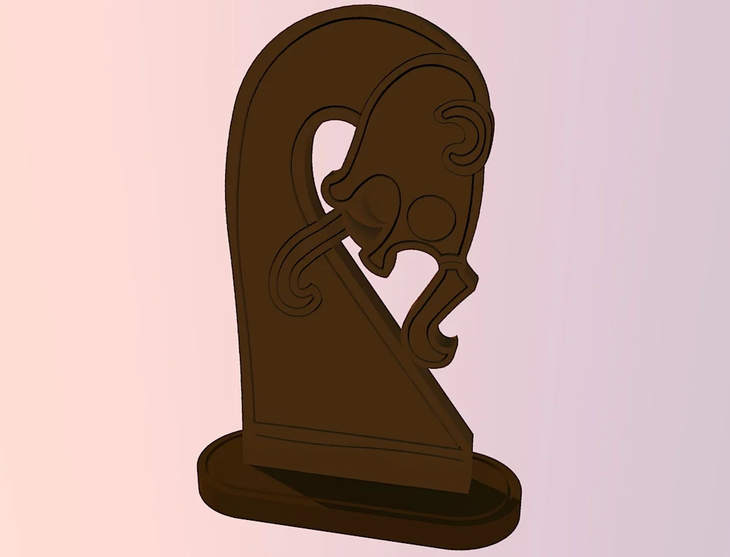 Oseberg Tent Post Carving - Viking
