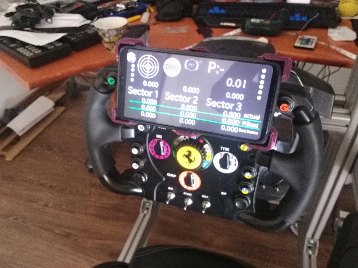 ThustMaster F1 Add On - Oneplus 6 - Sim Dashboard