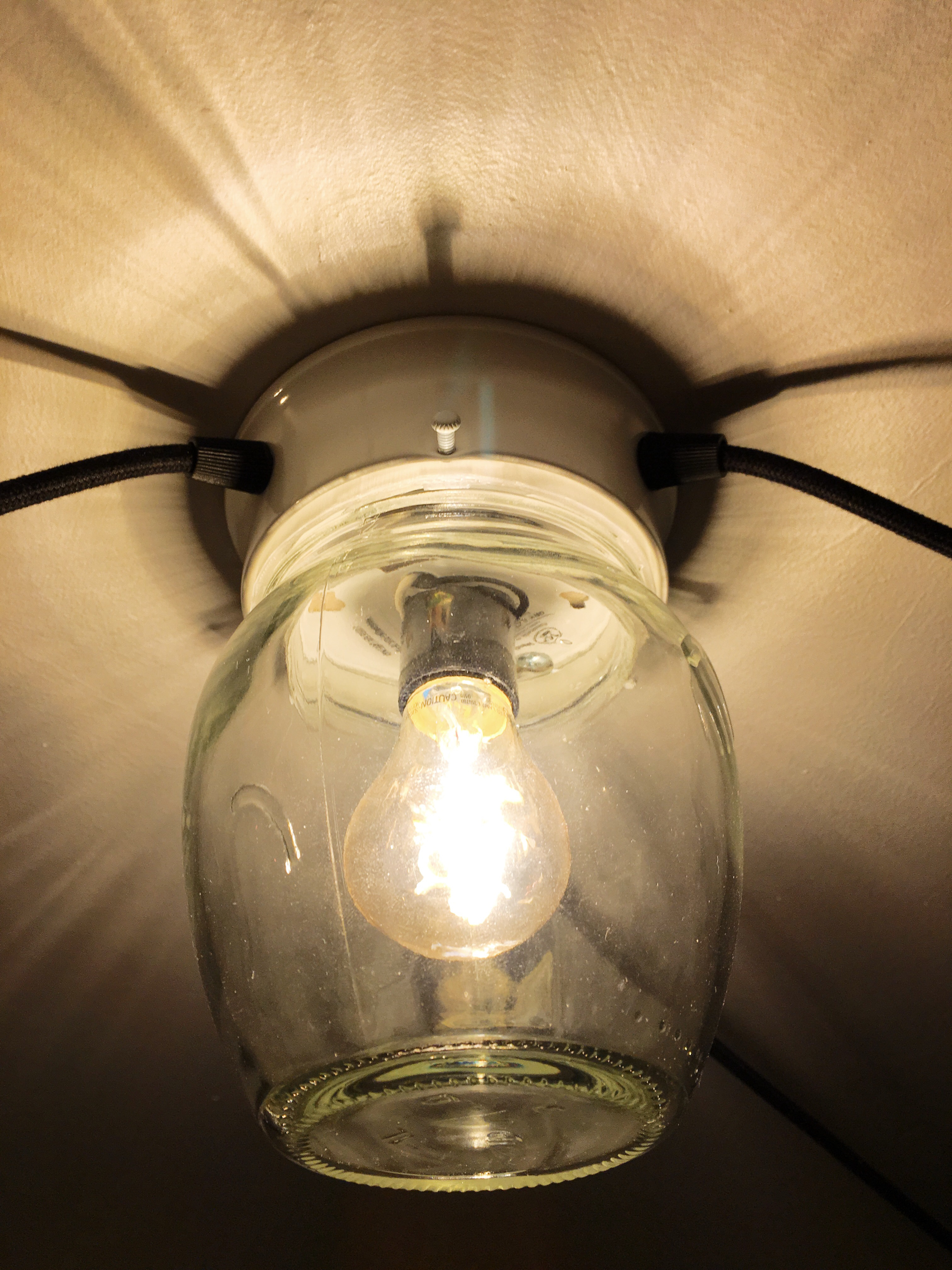 Jar Ceiling Fixture Adapter