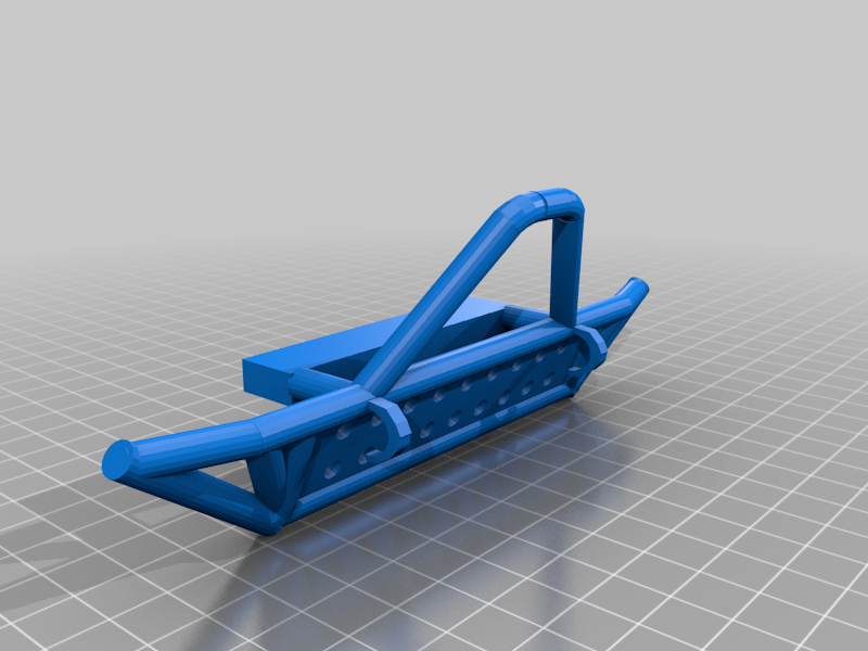 scx10 half skid plate bumper offroad