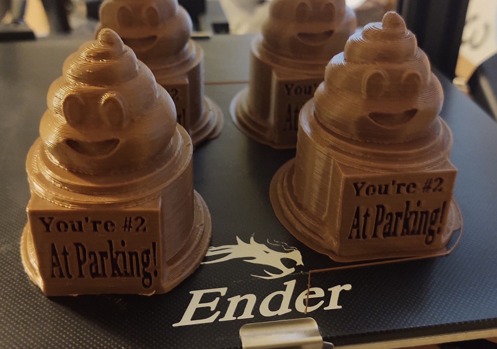 Poop Parking Trophy