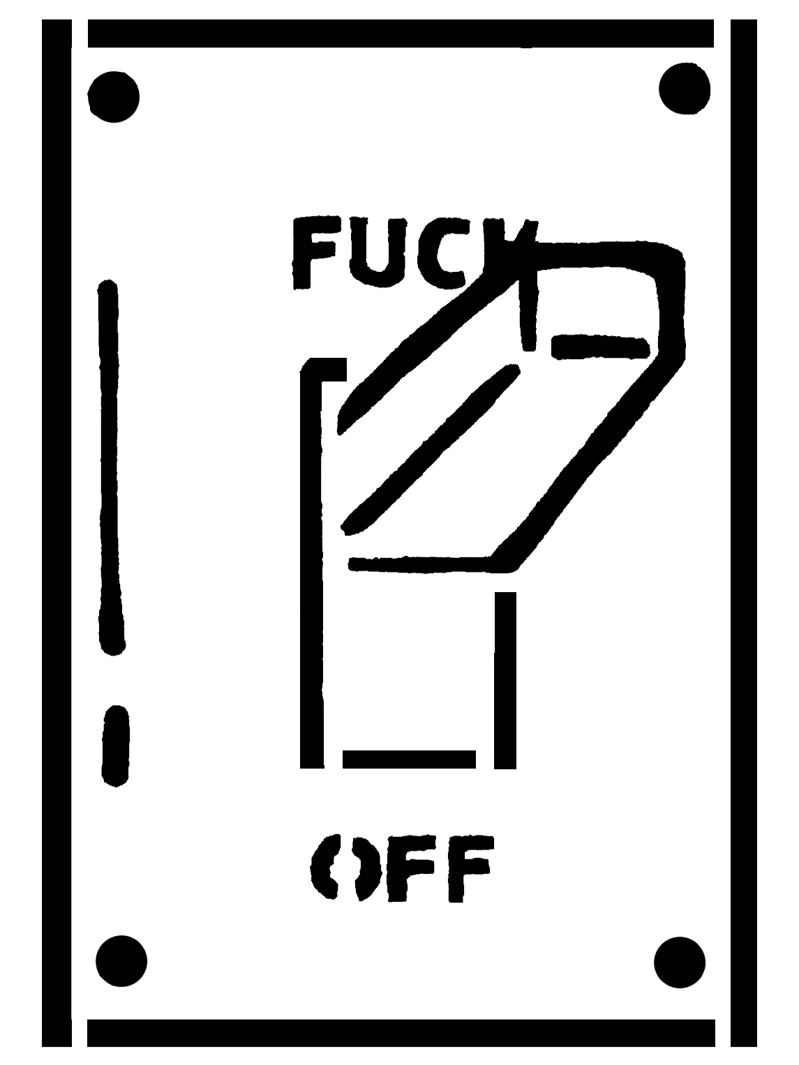 F switch stencil