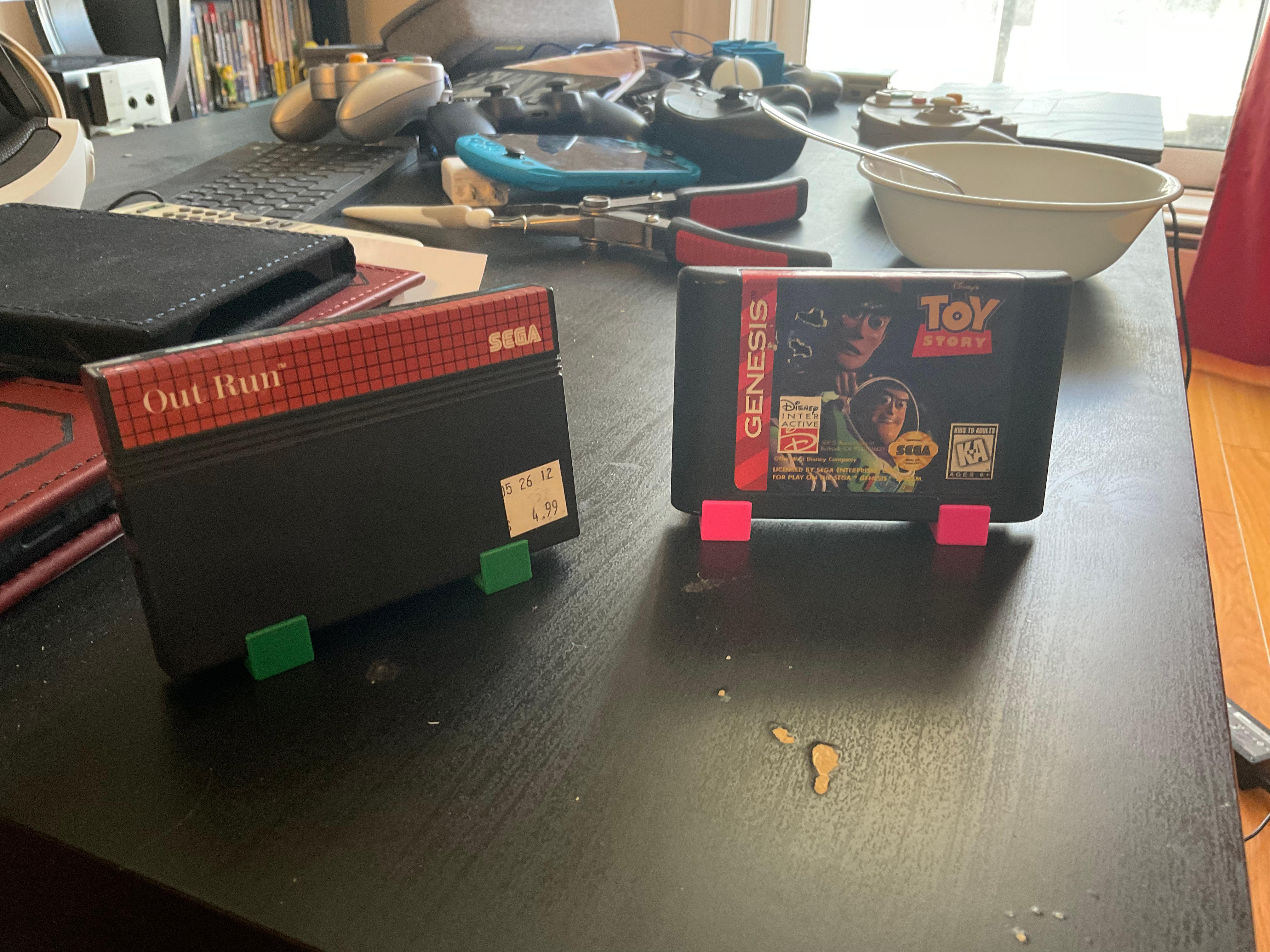 Sega Cartridge Display Stands