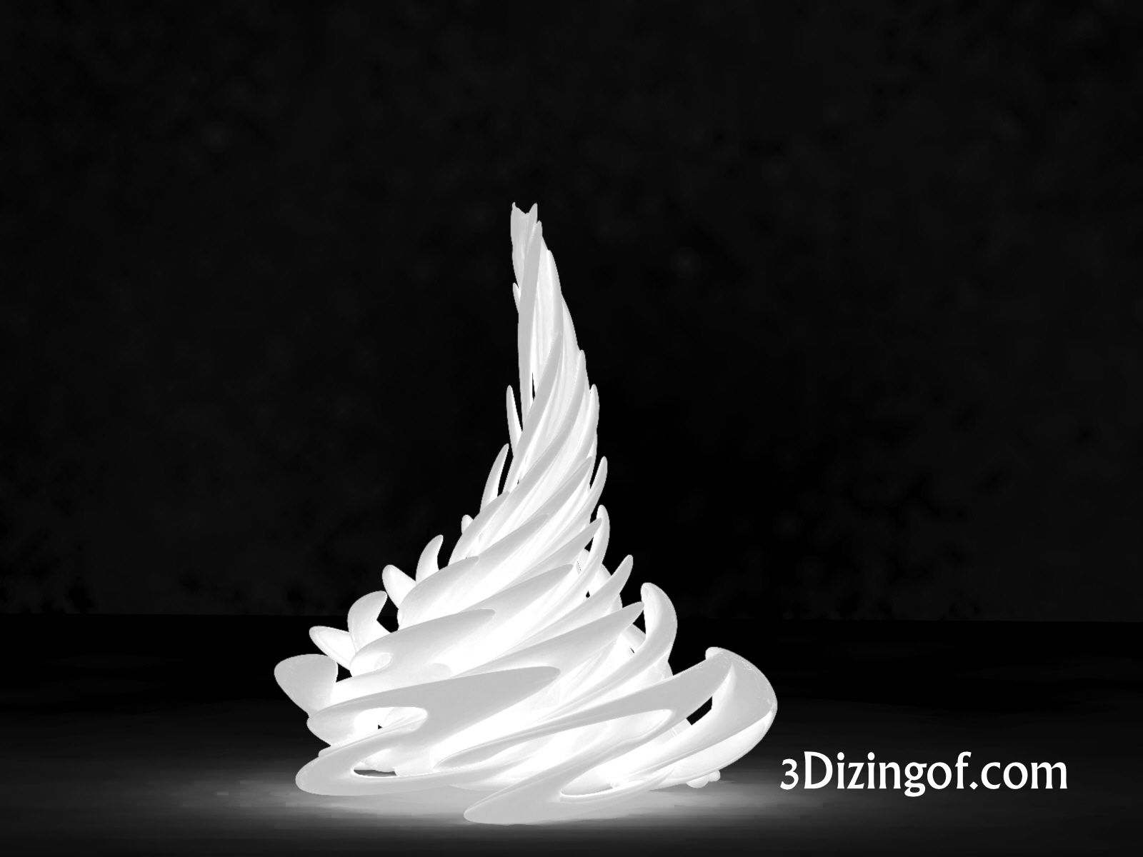 Flames lamp shade - by Dizingof