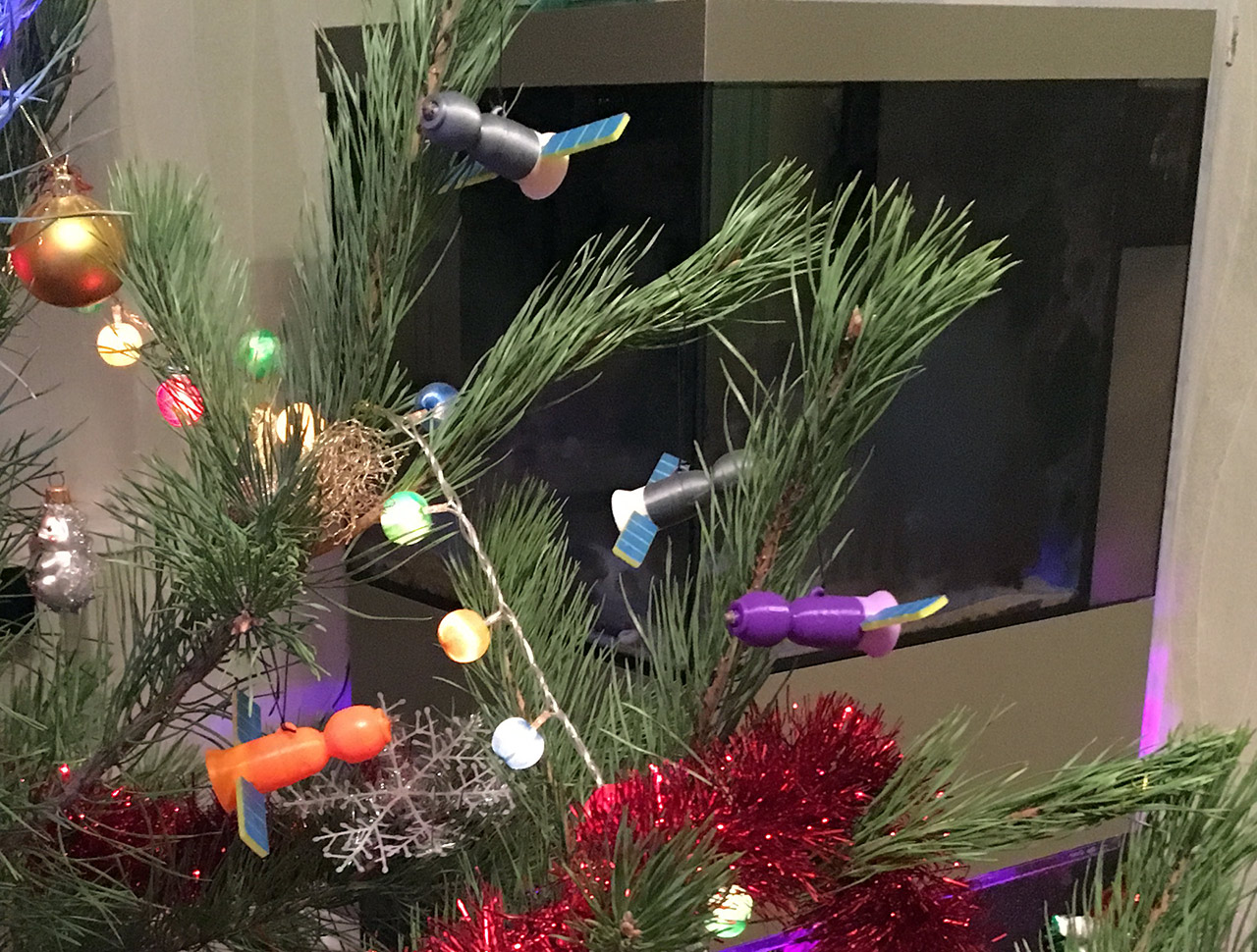 Soyuz Spaceship Christmas Ornament