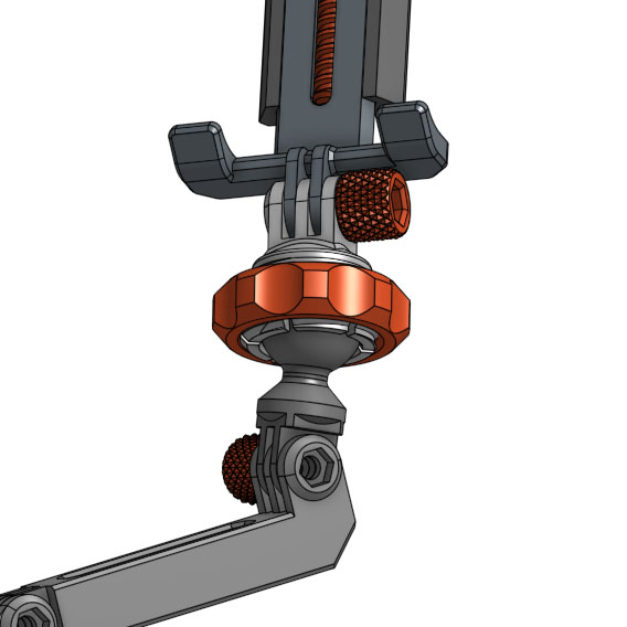 Ball joint for modular mounting system