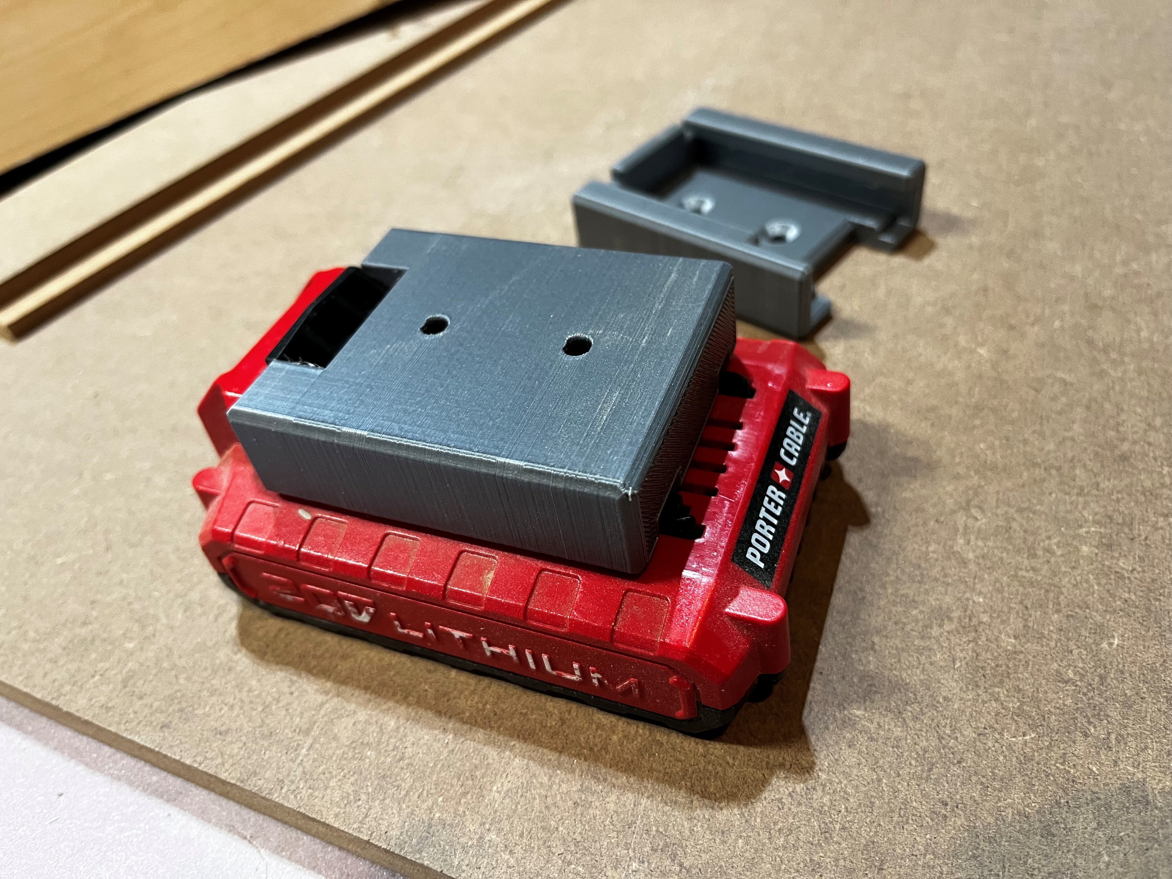 Porter Cable 20v Battery Holder