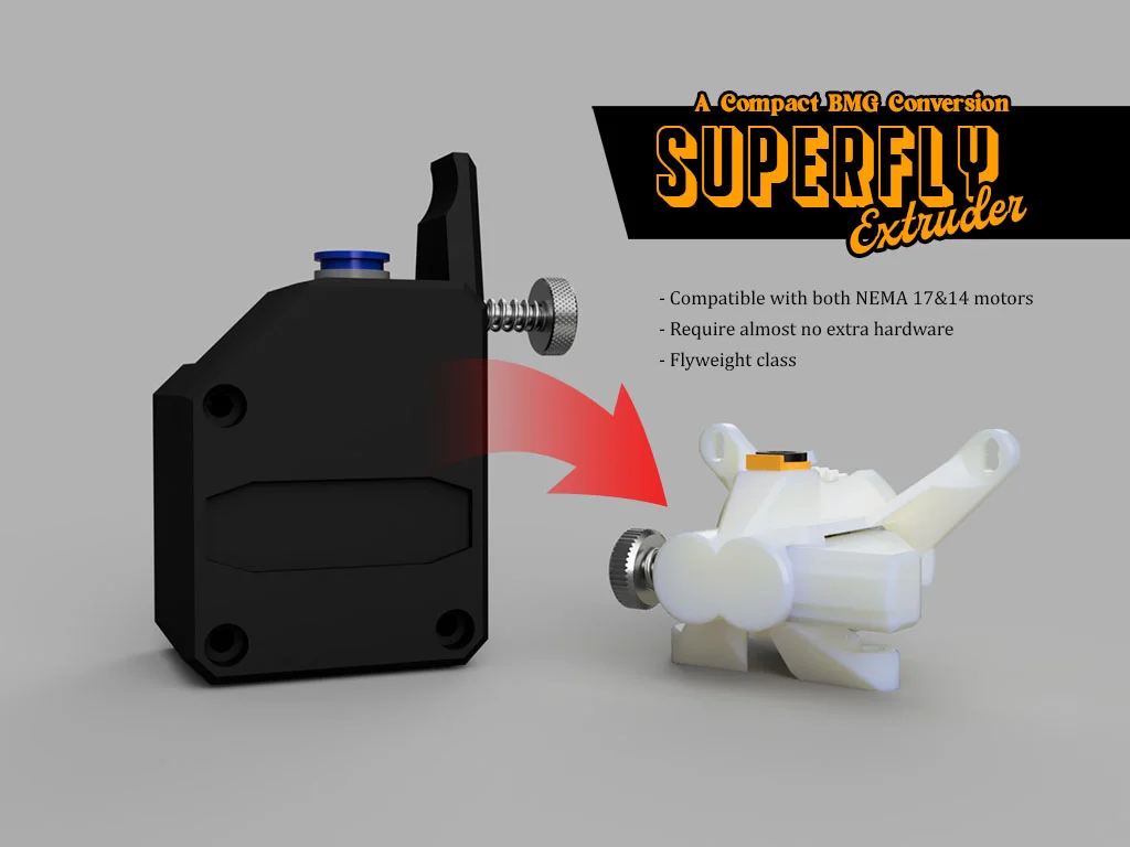 Superfly Extruder - A Compact BMG Conversion
