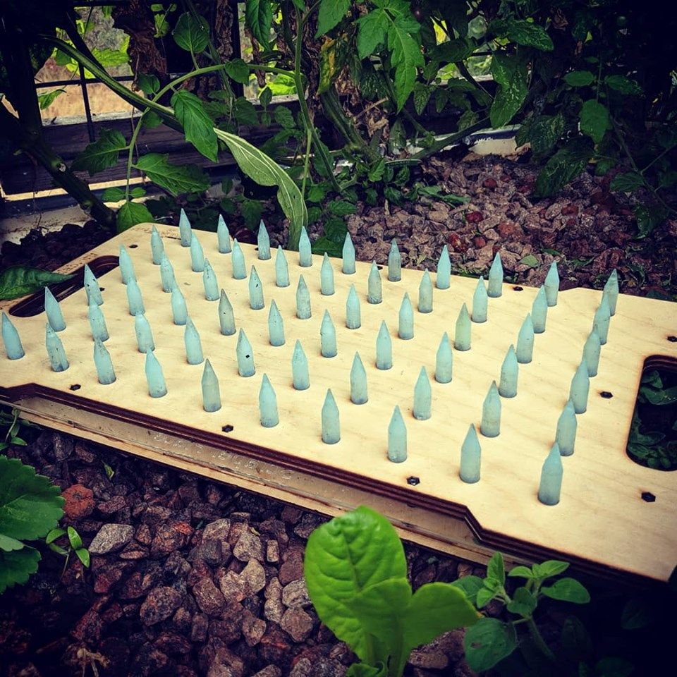 Plant Dibbler for quick seeding/sowing [Laser and 3D printed]