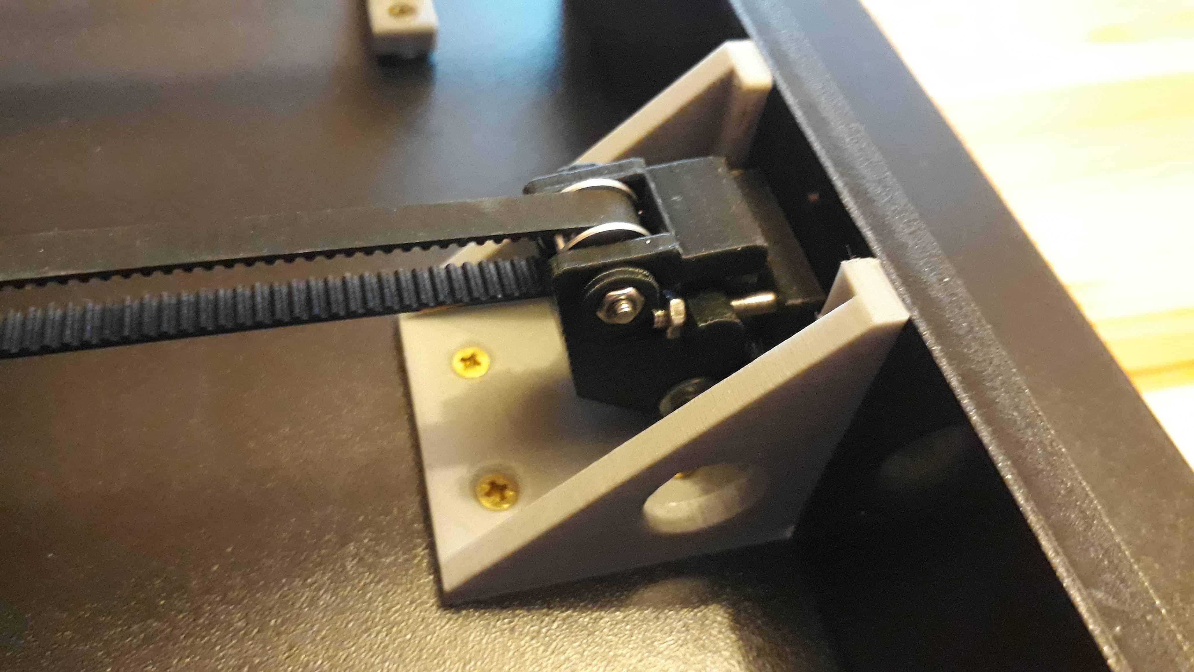 Belt tensioning modification for Anet A8