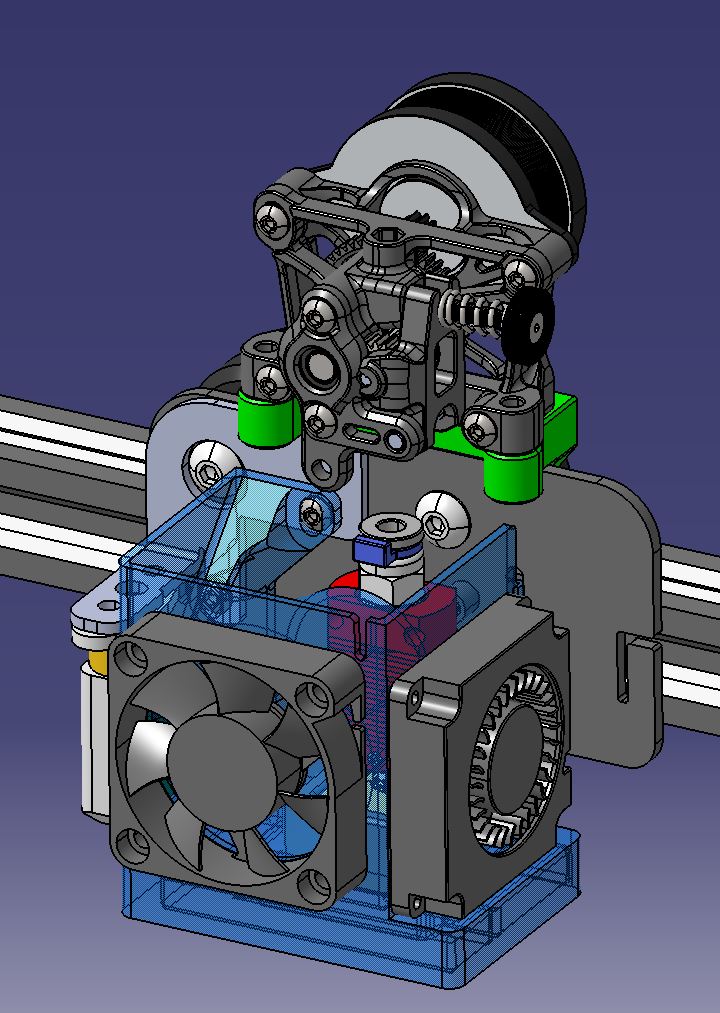 Ender 5/5+ Sherpa Mini Direct Drive Extruder Mount