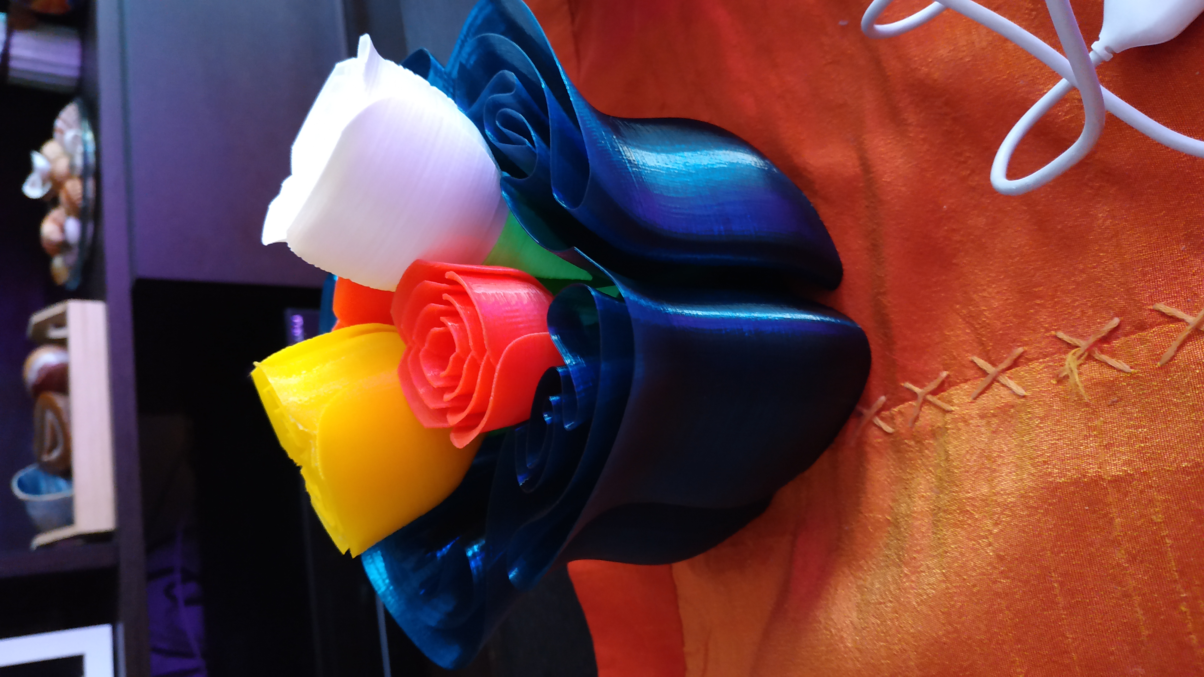 vase with roses