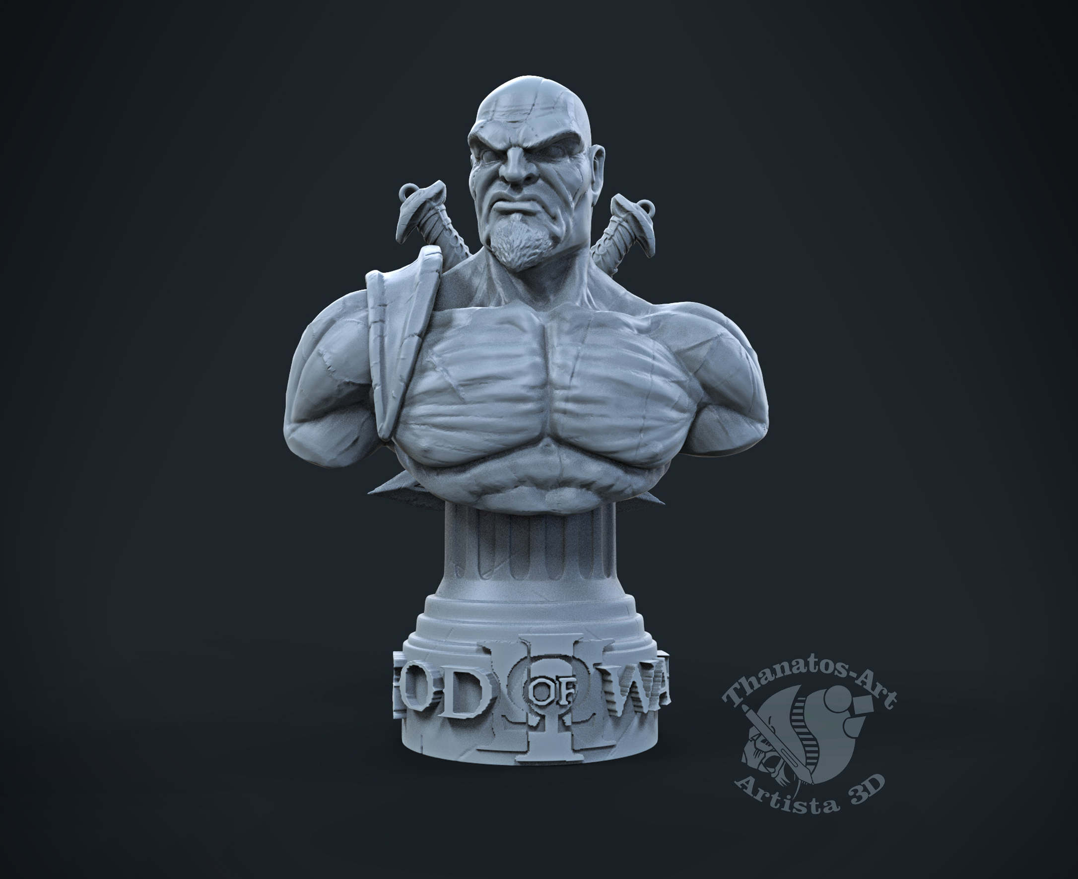 Kratos Bust