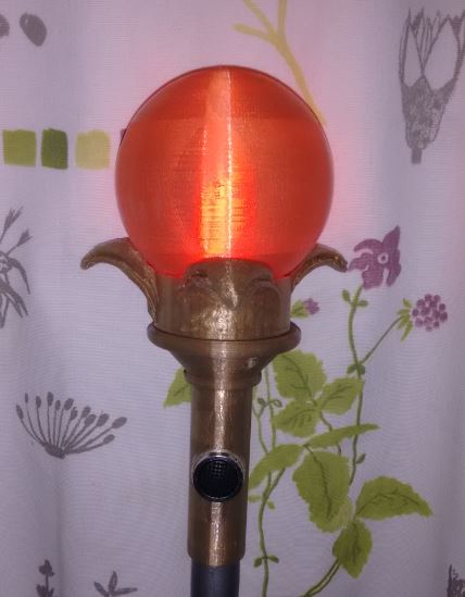 Maleficent style staff