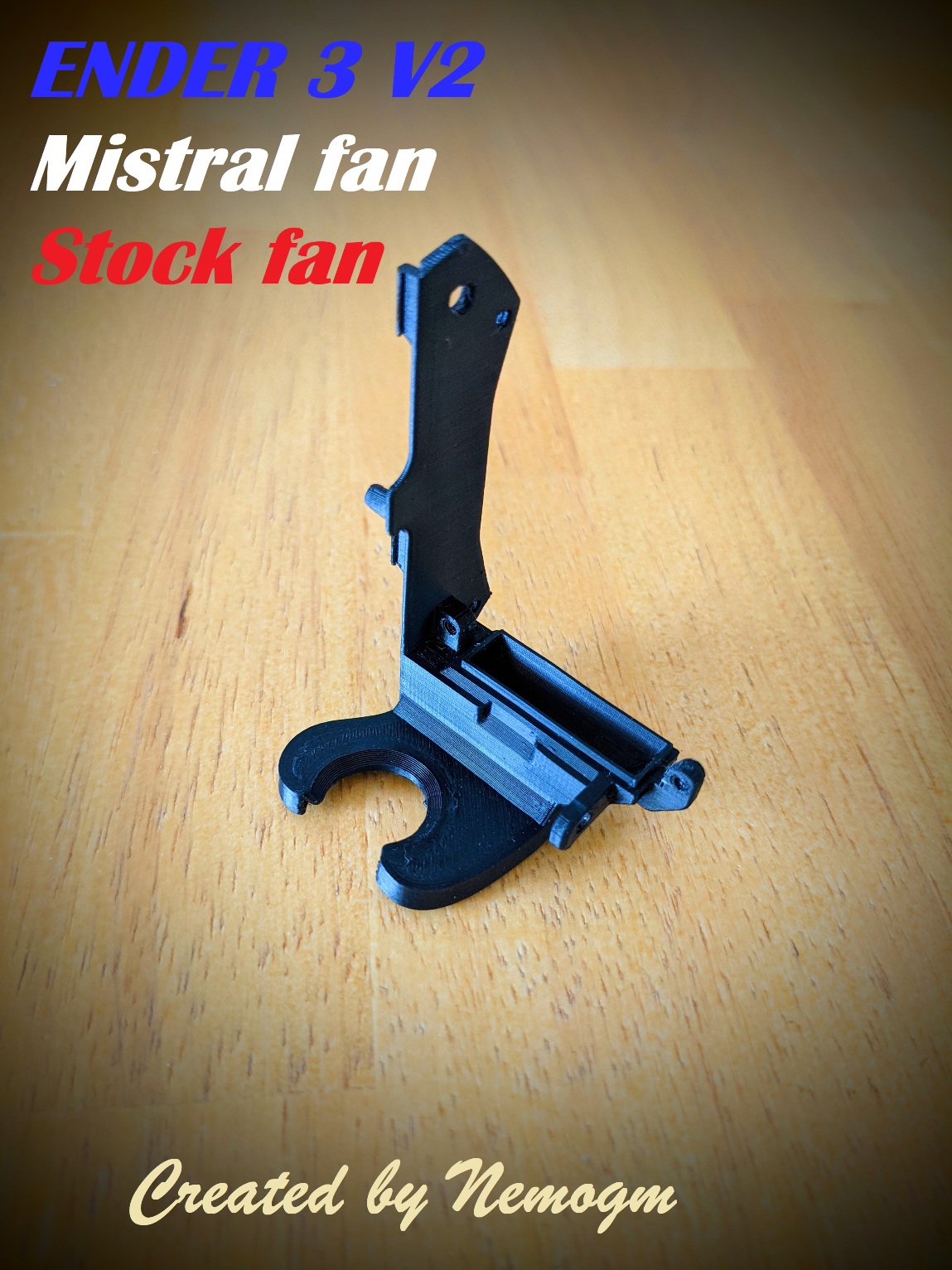 ENDER 3 V2 Fan mod - AIRFLOW optimization - Mistral Fan