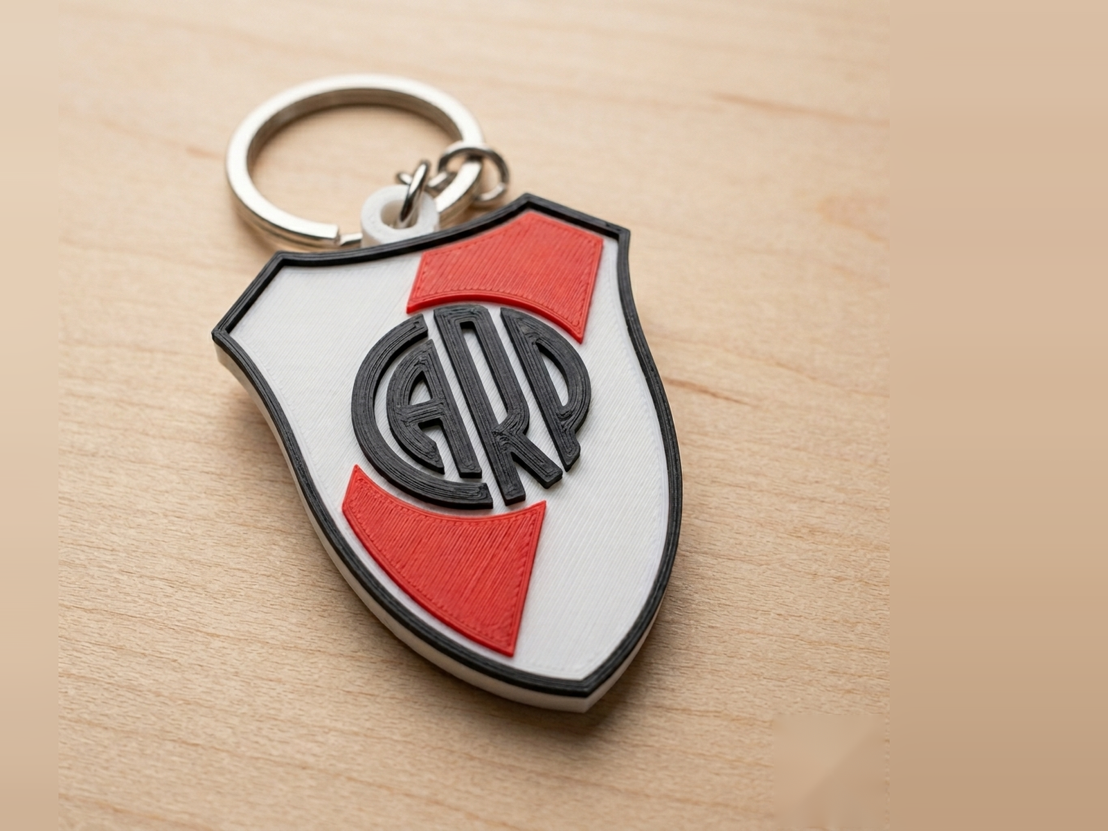 Llavero River Plate | Escudo Millonario 3D