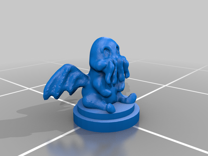 Baby Cthulhu With Base