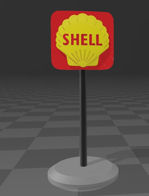 Gas Station Sign 2