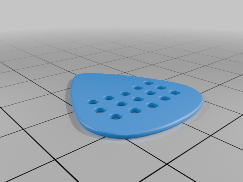 Guitar pick (Super grip) 1.0 mm