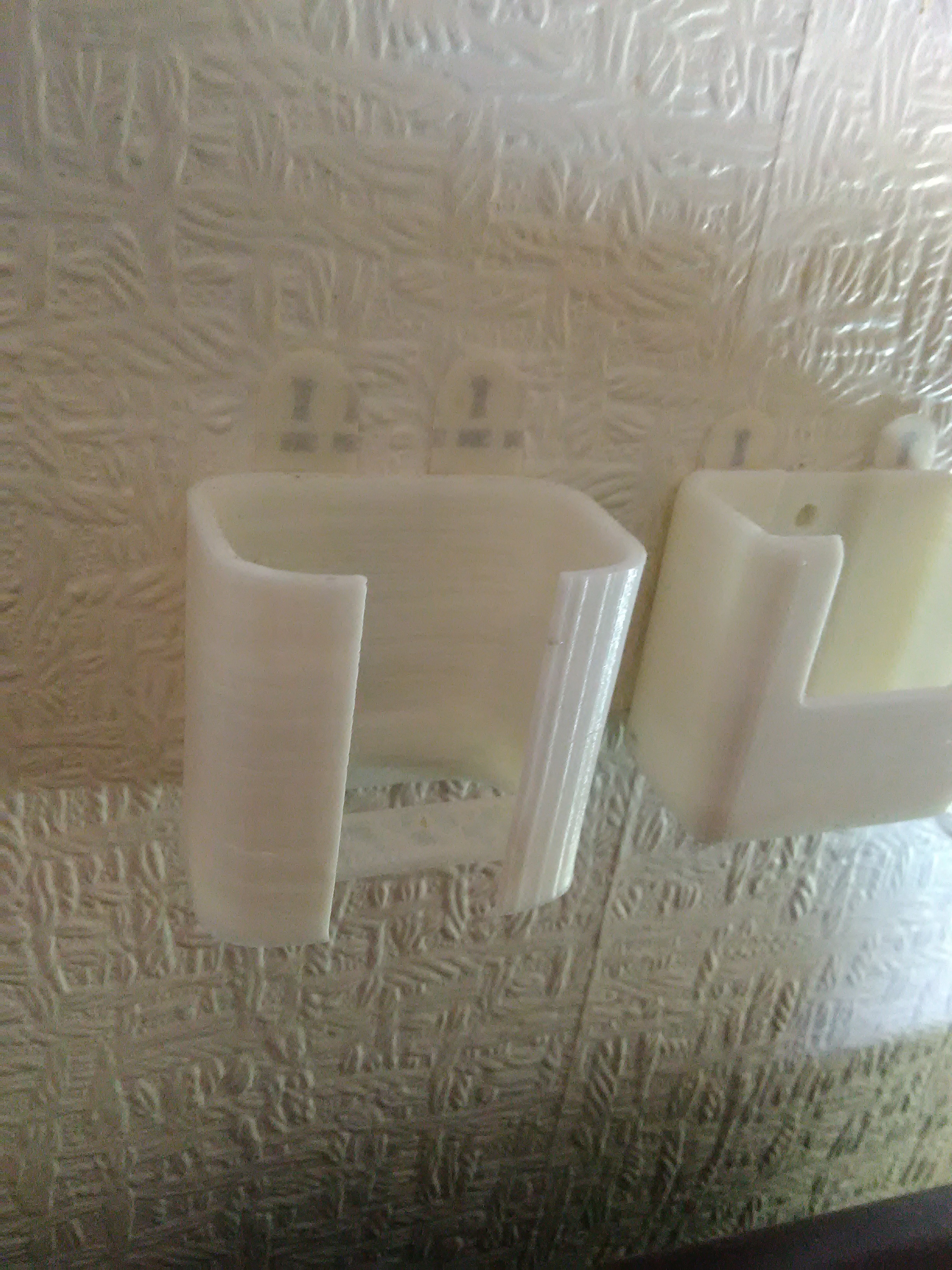 Remote control holder (for command strip mounting)