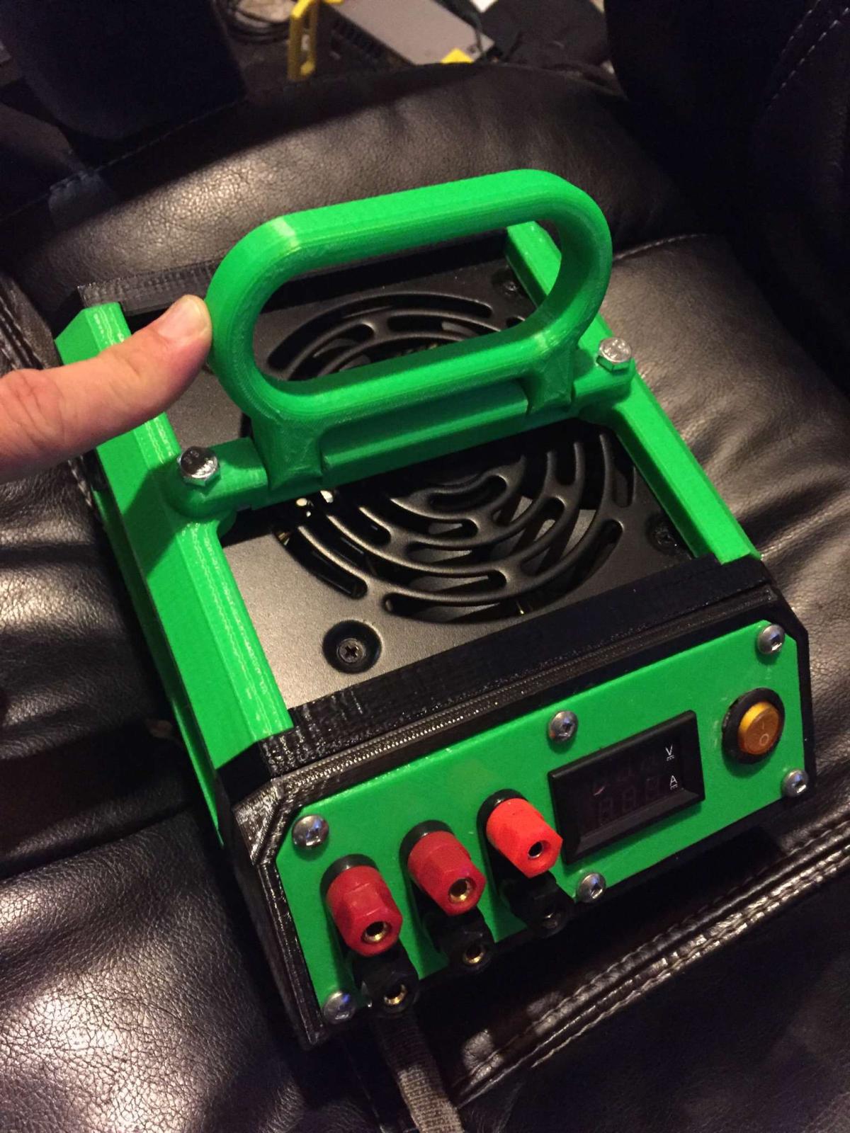 Foldable Handle (Print and Play) For Lab ATX Power SupplySkeleton Case