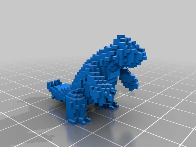 Hoenn Trio - Kyogre Groudon Rayquaza - Voxelized