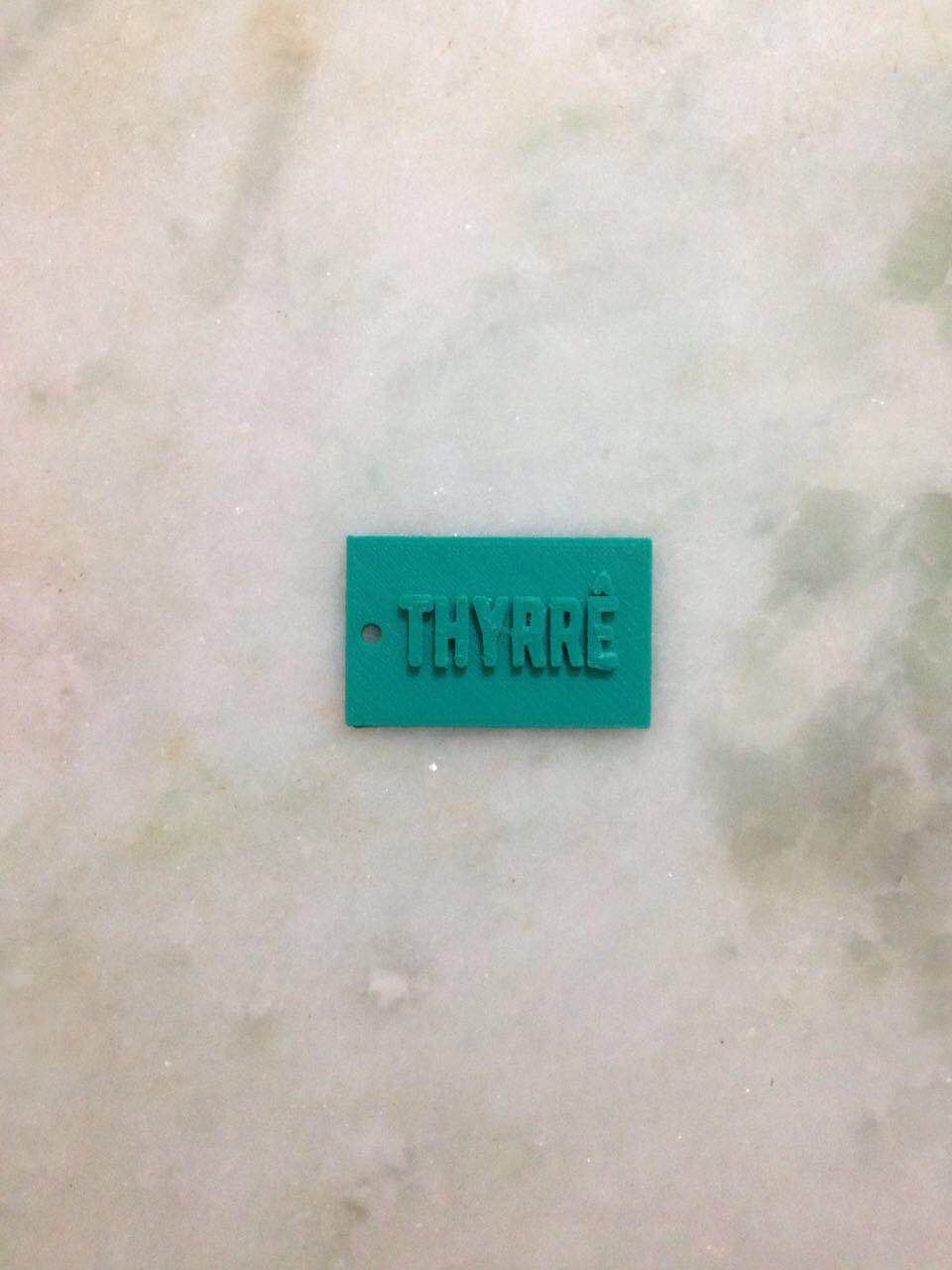 Keychain Custom Plate