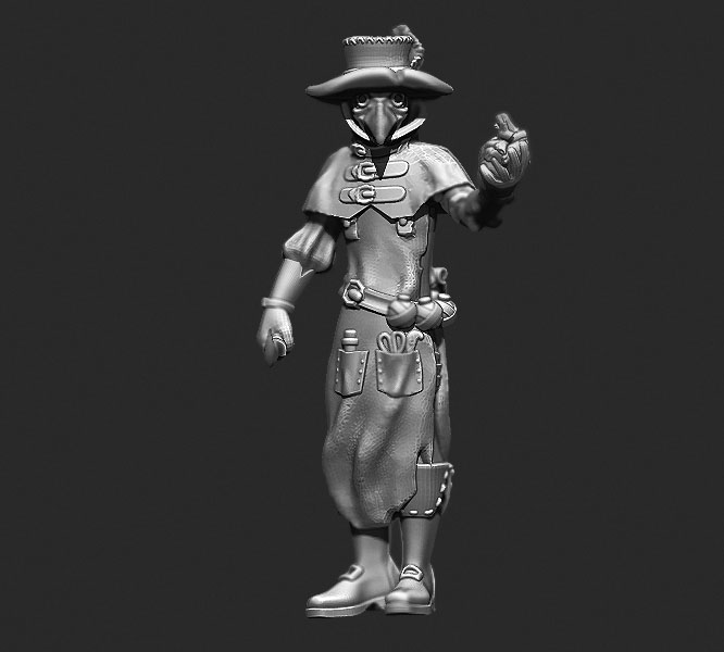 Not so heartless plague doctor