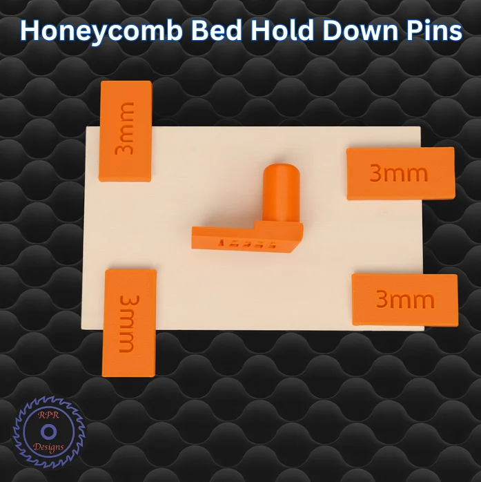 Creality Honeycomb Bed Hold-Down Pins - Square Alignment (1-6mm)