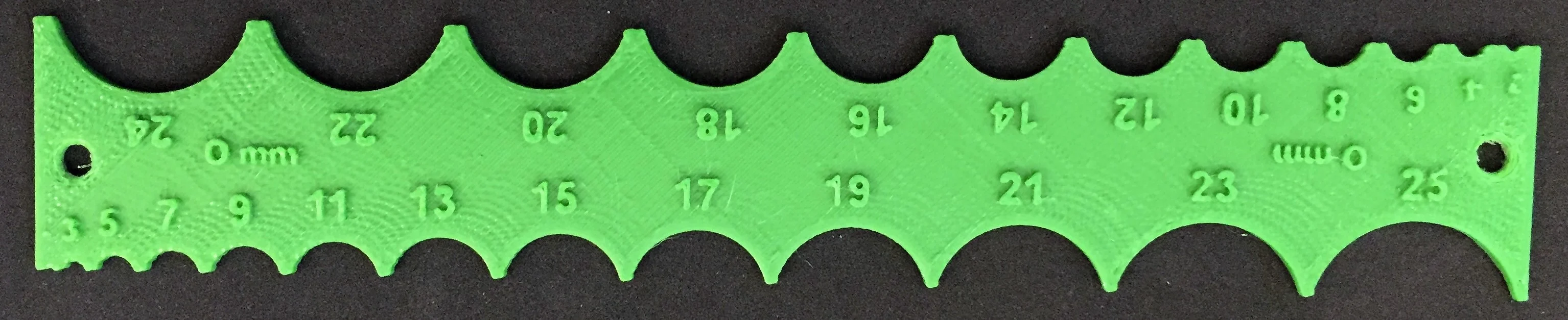 Fillet Gauge 1-25mm