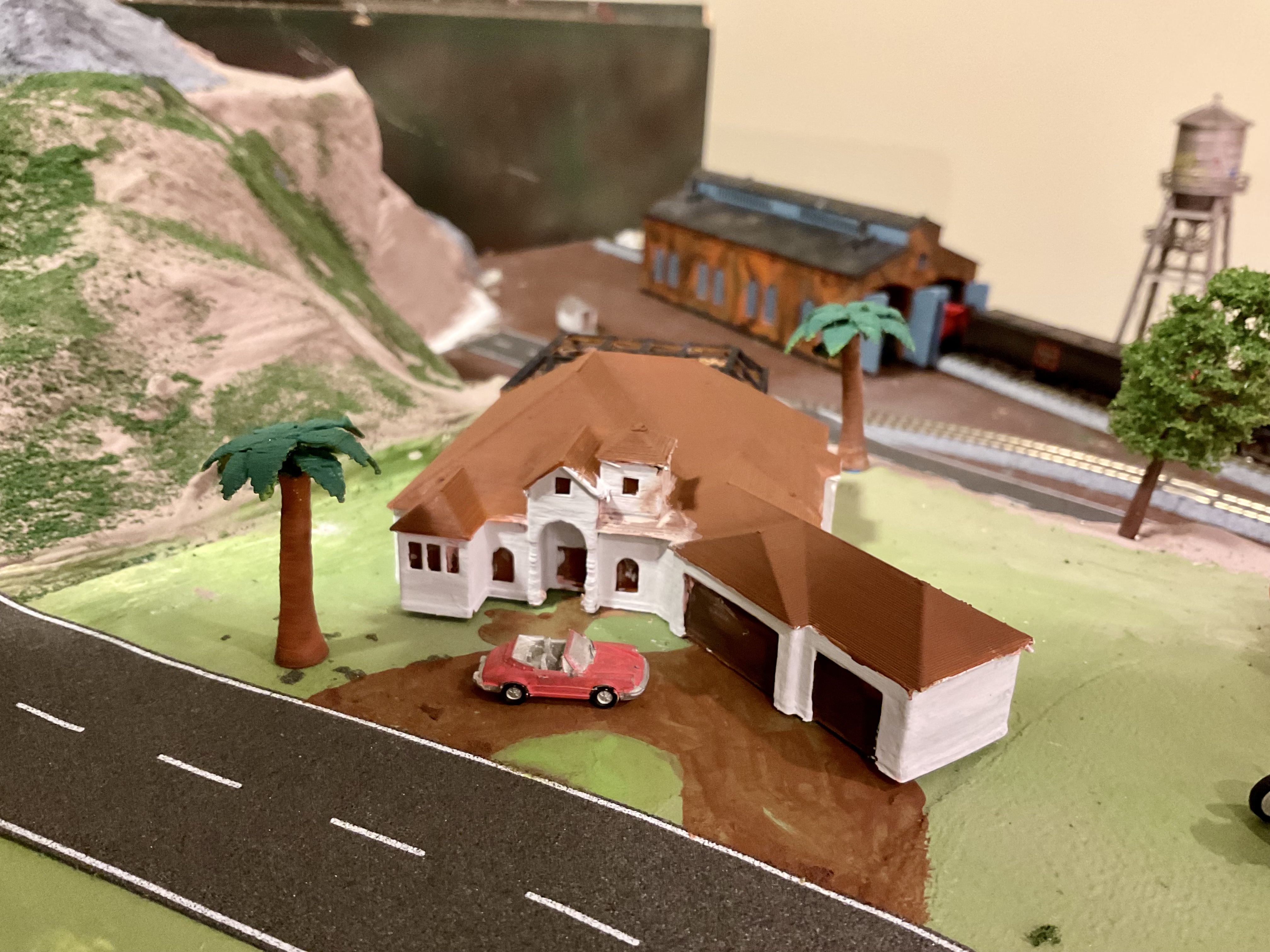 N-Scale Vacation House
