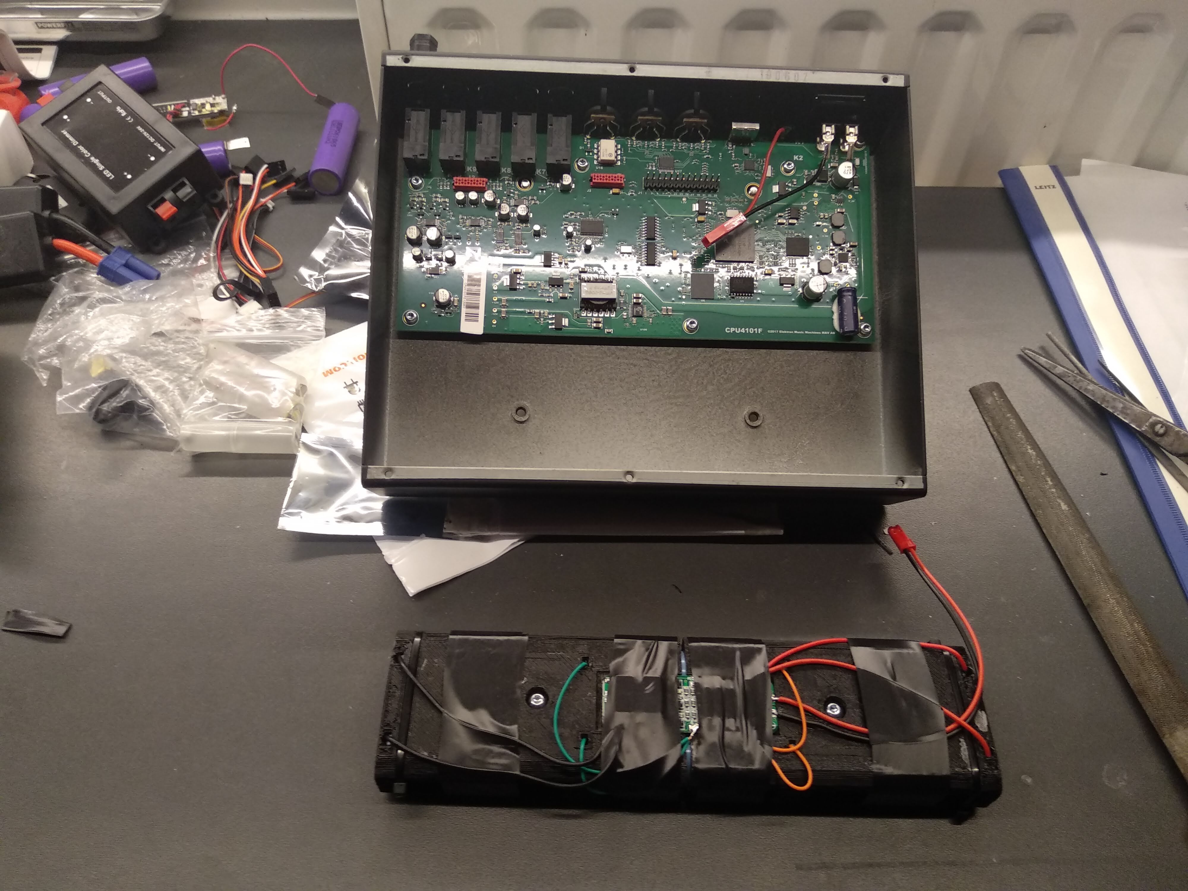 Elektron Digitakt 3S2P 18650 Battery holder