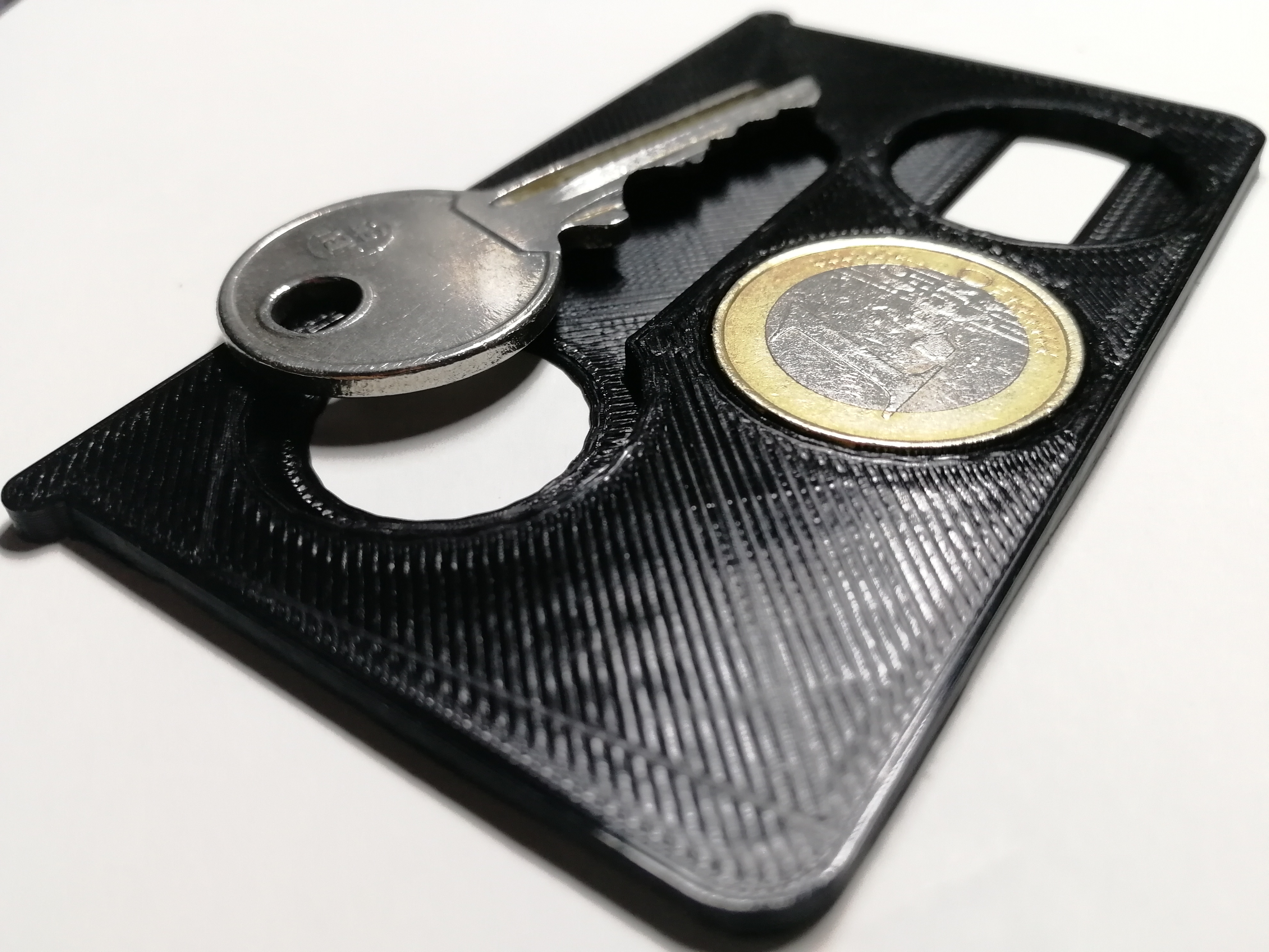 Coin and key - card