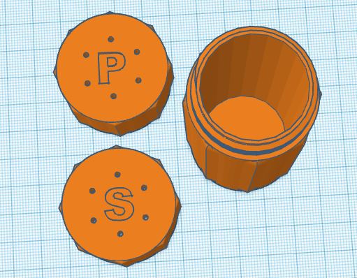 Salt and Pepper Shakers