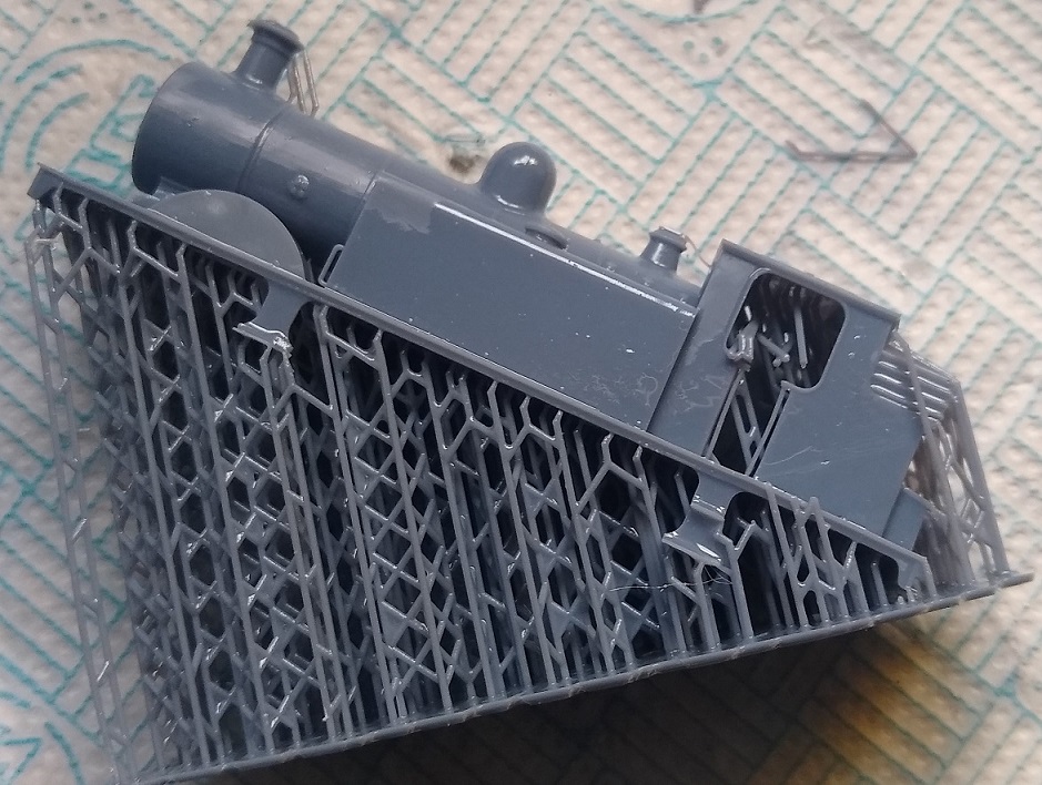 HO/OO scale 1:76 LB&SCR D1x Steam Locomotive - Combined parts