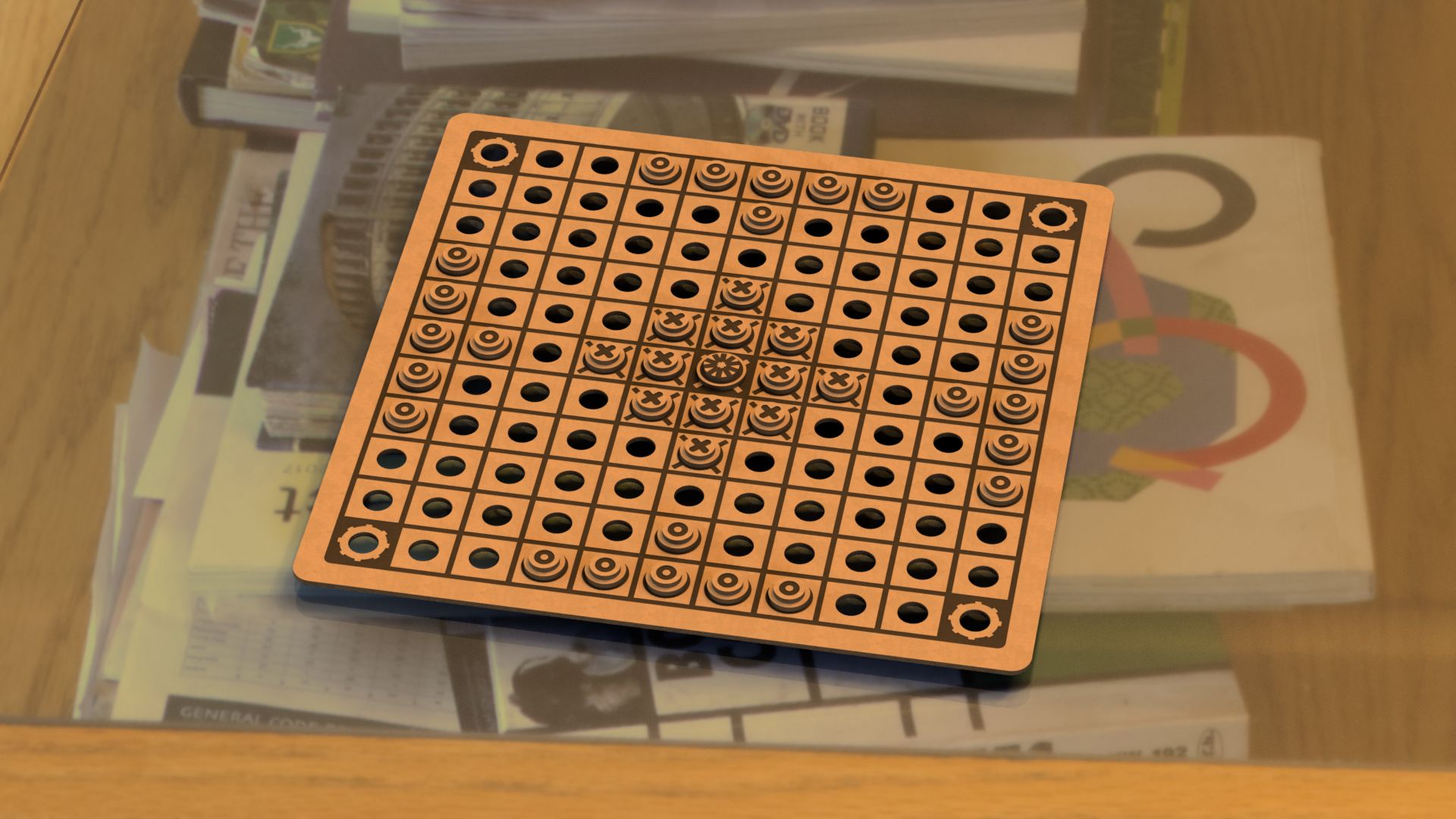 Hnefatafl, Laser-Cut