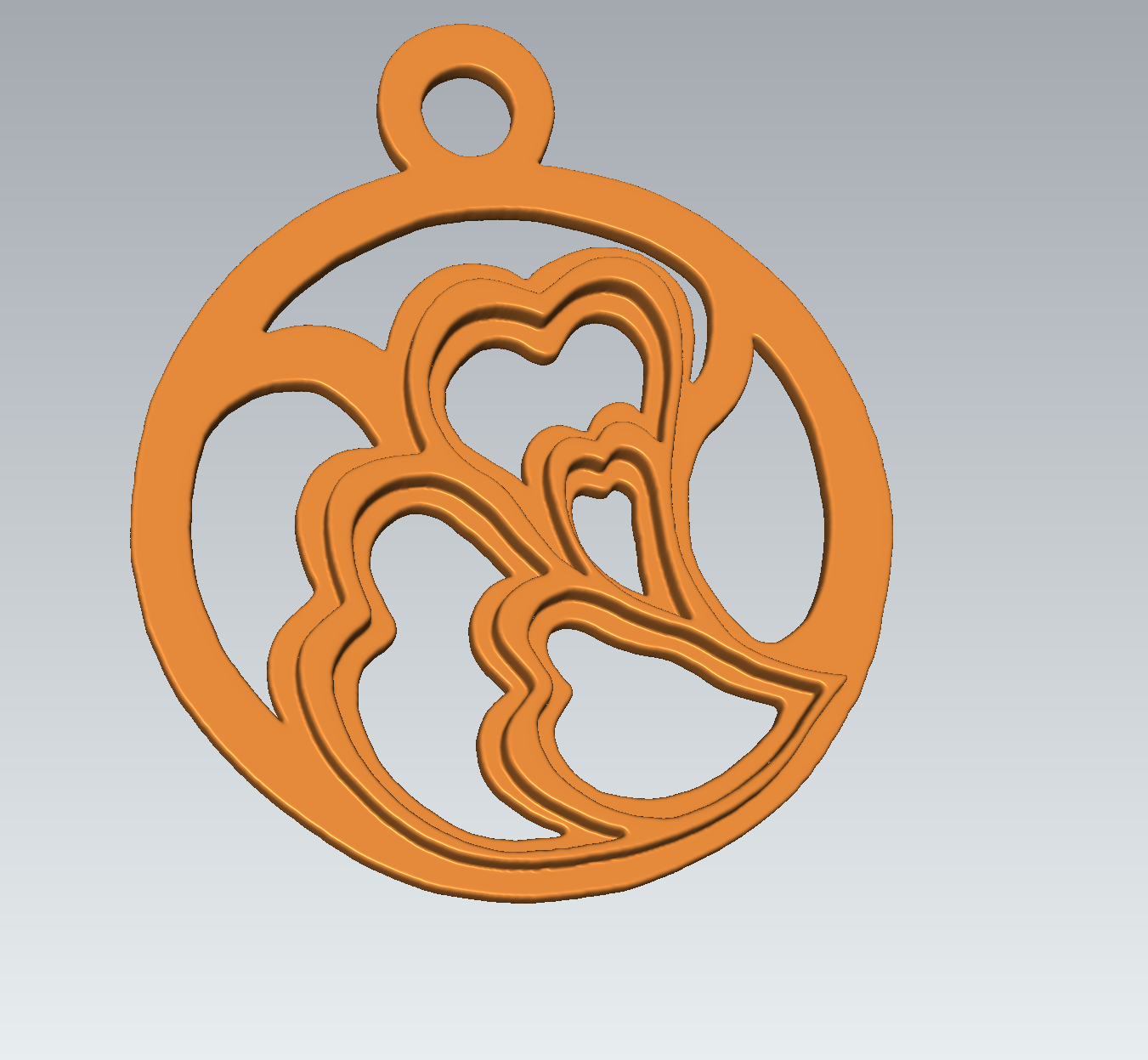 Multiheart pendant