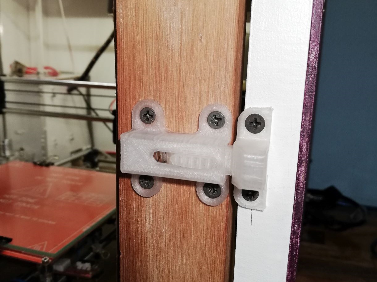 Door lock with spring