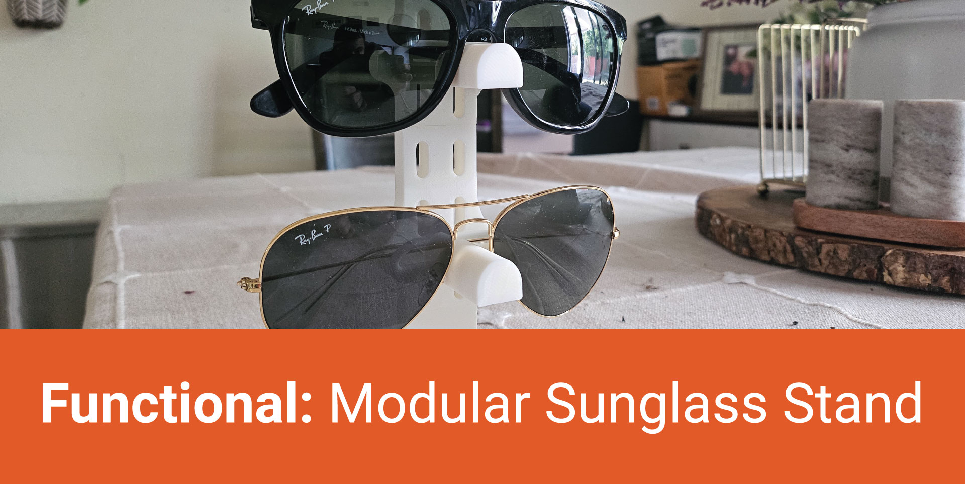Modular Sunglasses Holder – Expandable & Space-Saving