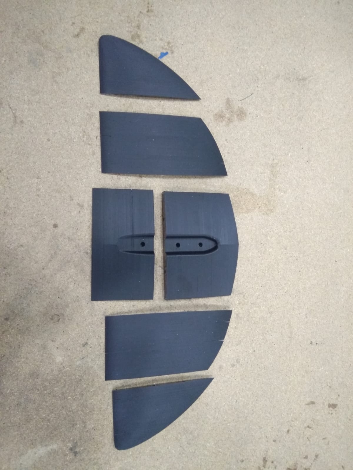 Kite hydrofoil wing