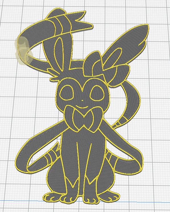 Sylveon Flat Decorative Piece