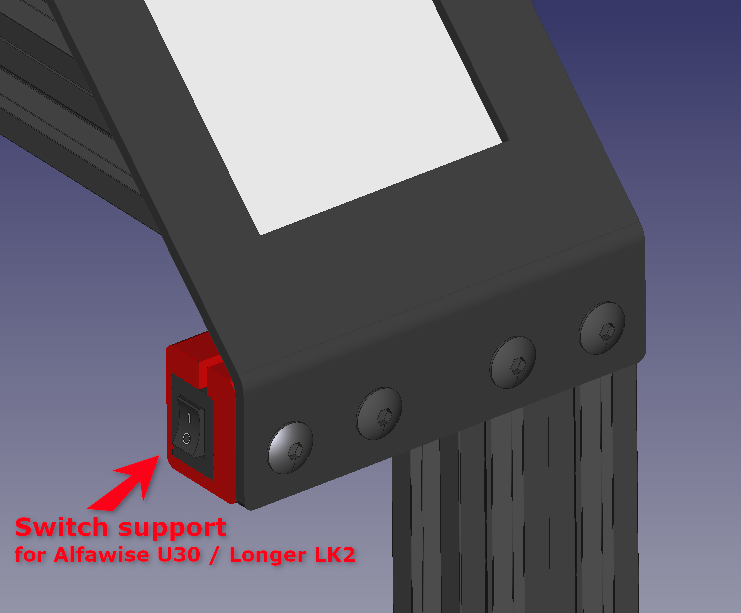Switch support for Alfawise U30 / Longer LK2