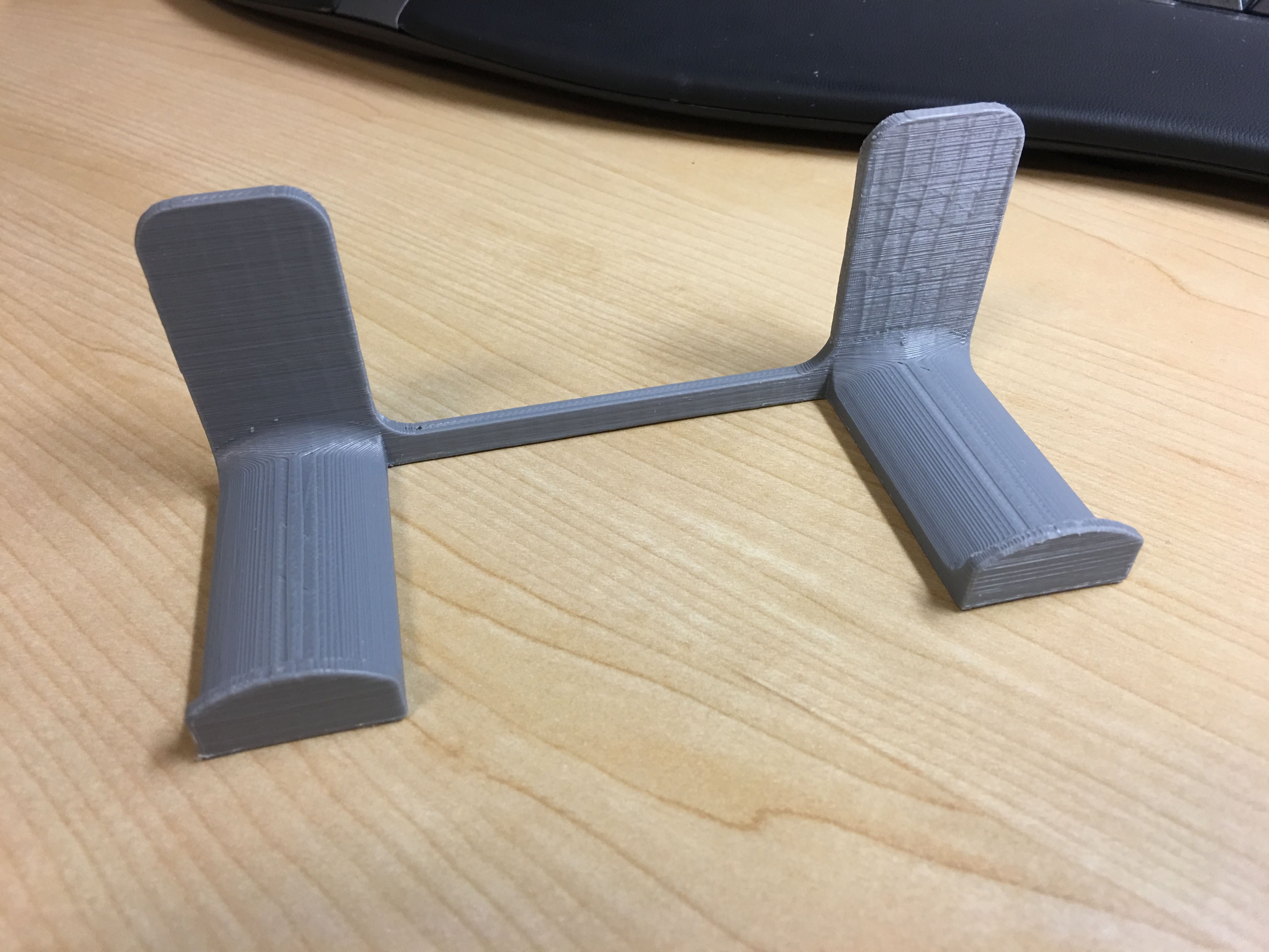 Wall Mount Dual Hooks - Inspired by Phil Barrenger's Headphone Holder